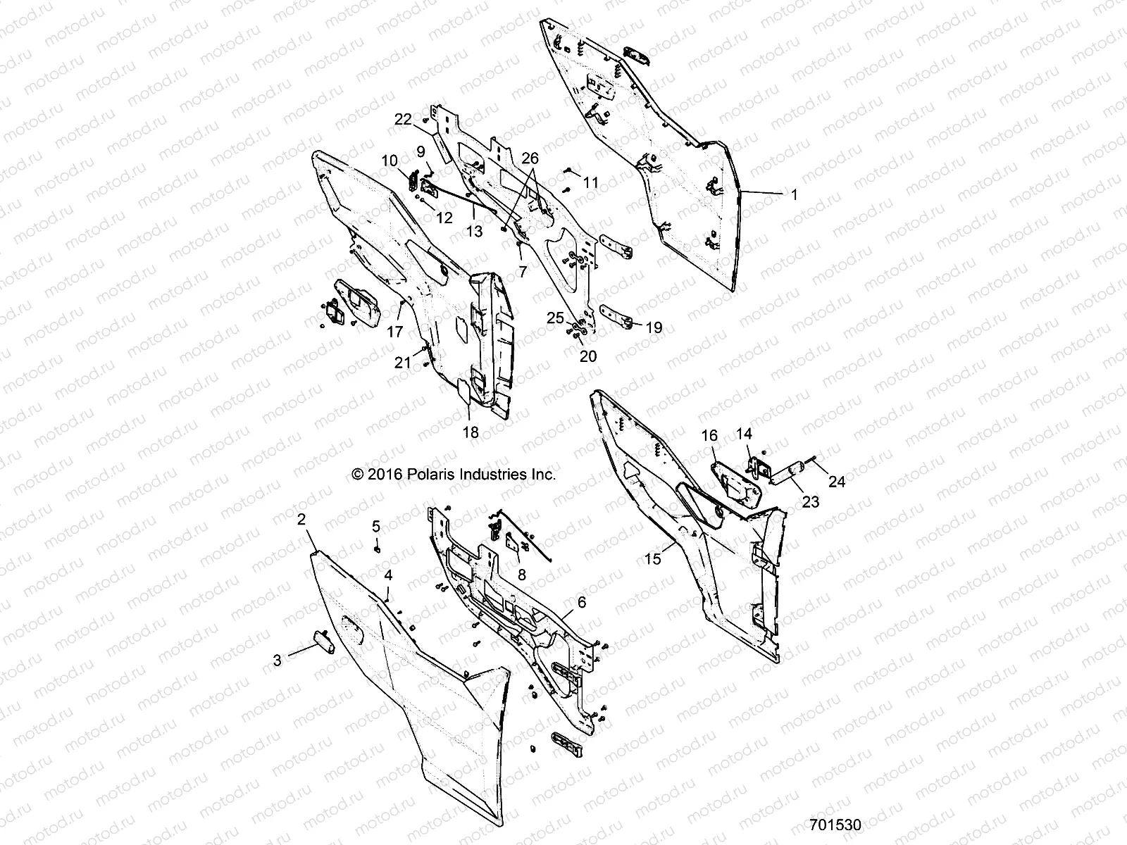 BODY | BODY, DOORS - R17RGE99NM/NW (701530)