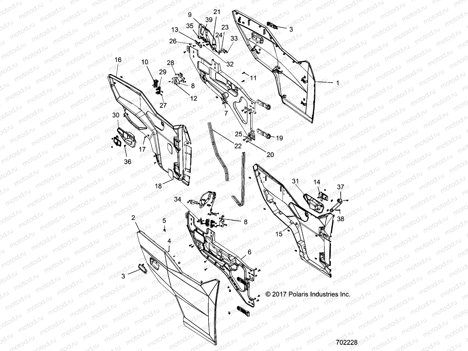BODY | BODY, DOORS - R19RGE99F2/FF/SC2/SFF/PCF/PFF (702228)