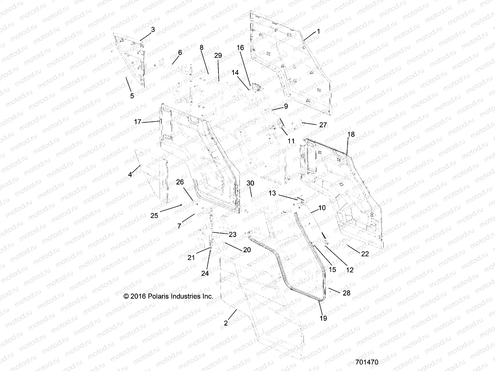 BODY | BODY, DOORS, REAR - R17RHE99NU (701470)