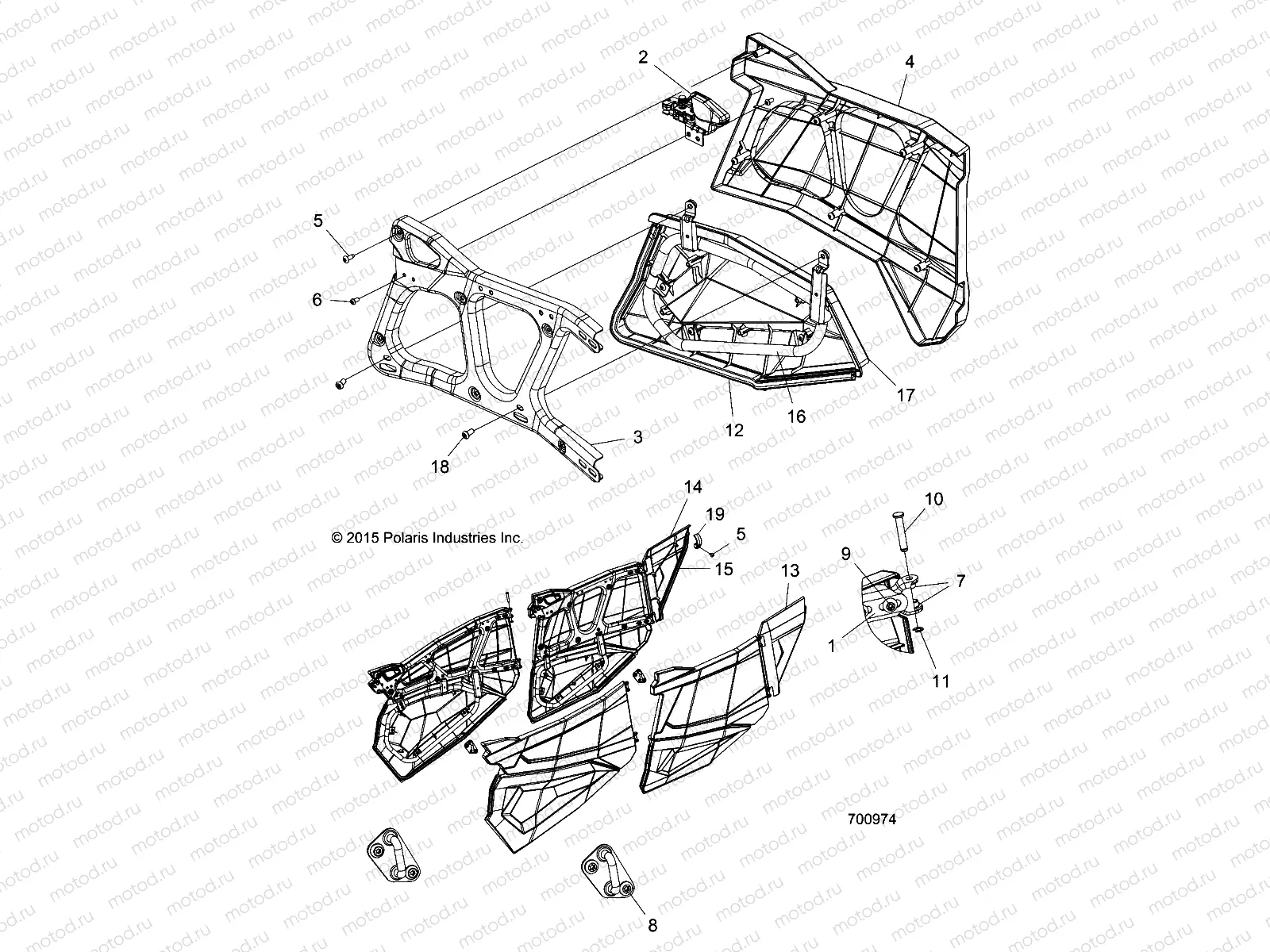 BODY | BODY, DOORS, REAR - Z17VFE99AM/AW/LW/AP/M99AB (700974)