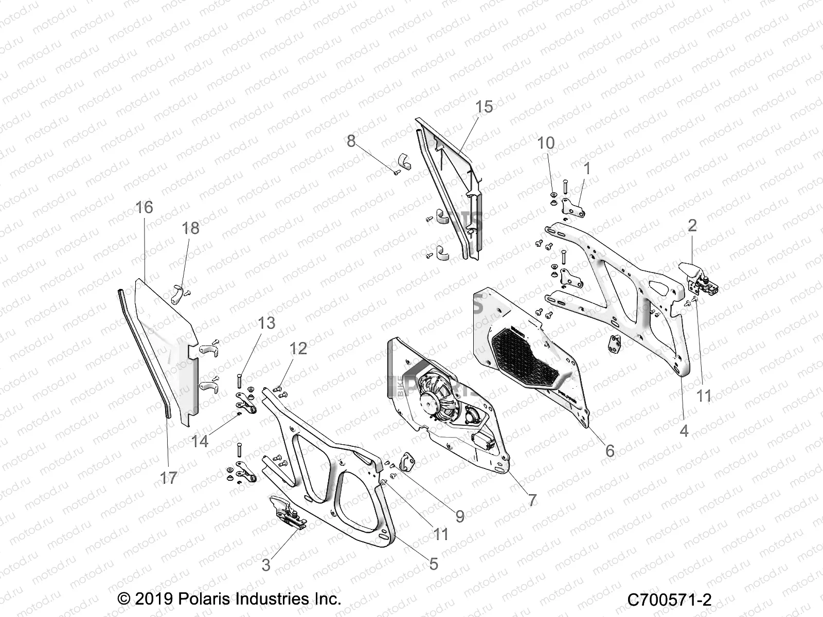 BODY | BODY, DOORS, REAR - Z19VFK99LE (C700571-2)