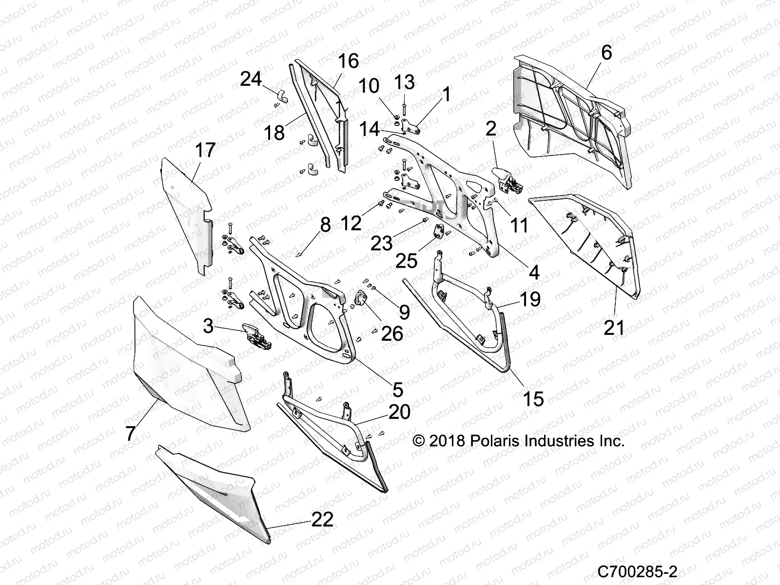 BODY | BODY, DOORS, REAR - Z19VPL92AK/BK/AR/BR/AM/BM (C700285-2)
