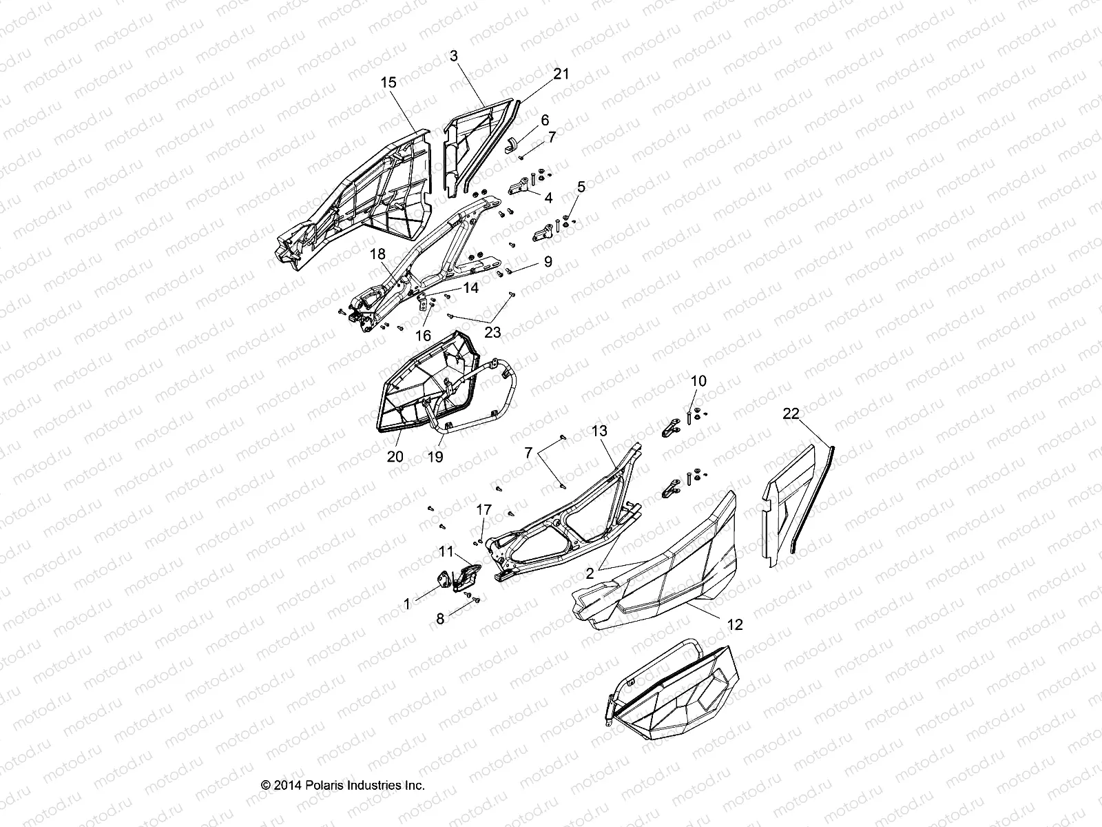 BODY | BODY, DOORS - Z15VDE99AL/AA (49RGRDOOR151000AL)