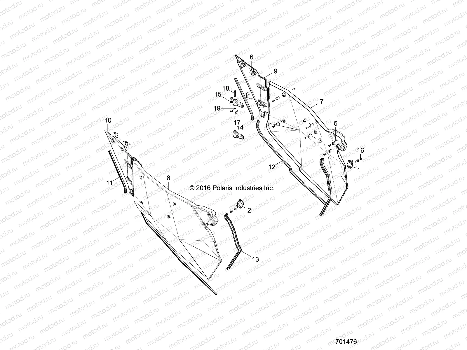 BODY | BODY, DOORS - Z17VDE92NG (701476)