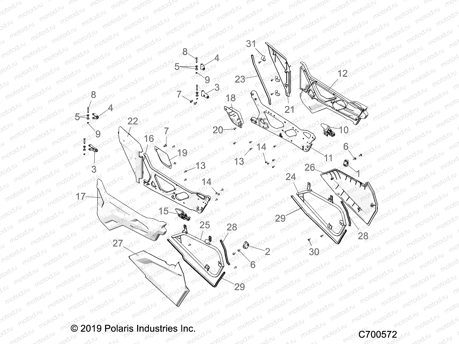 BODY | BODY, DOORS - Z20A5A87B2/E87BP/BK/BX (C700572)