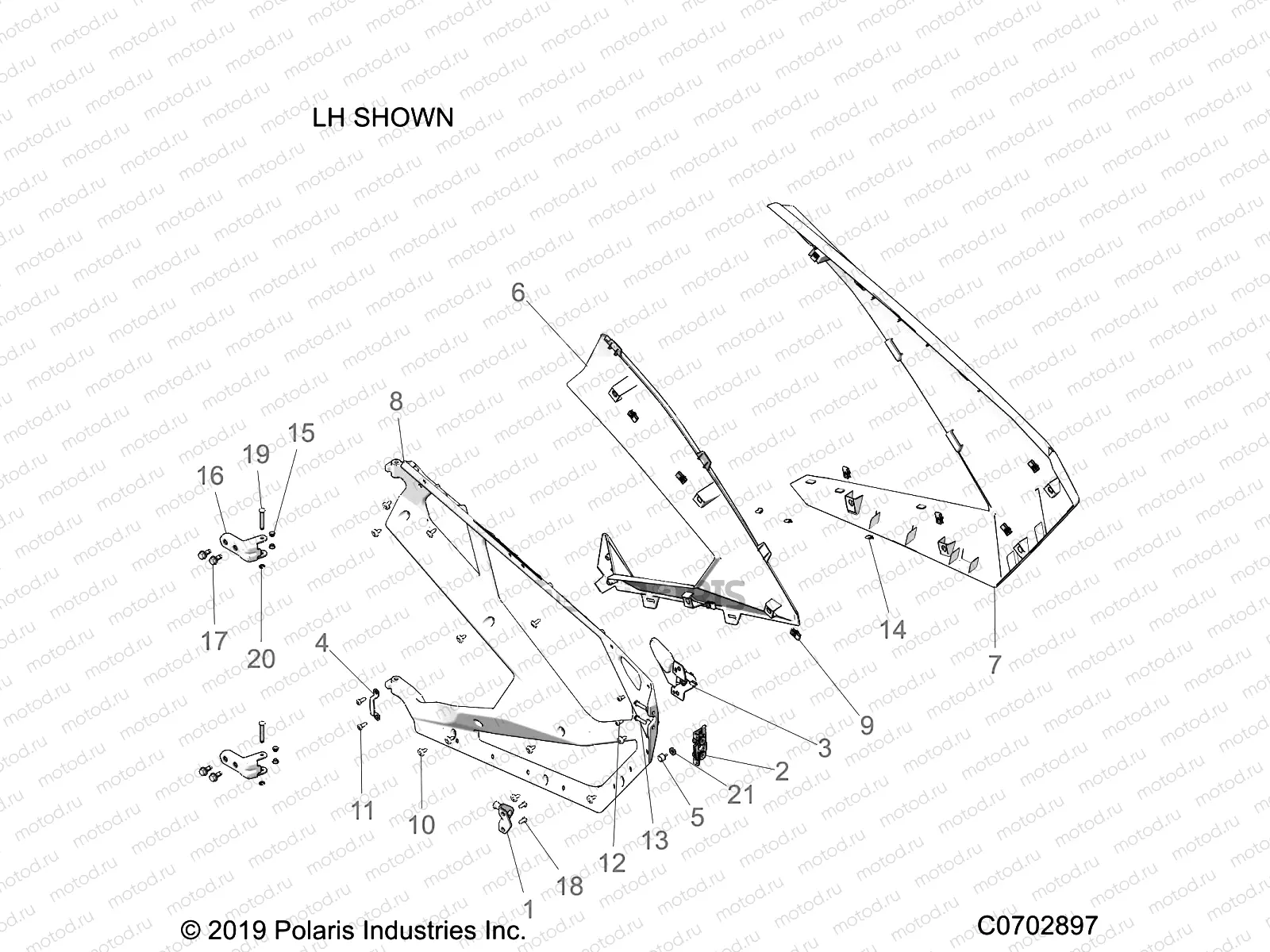 BODY | BODY, DOORS - Z21RAU92AN/BN (C0702897)