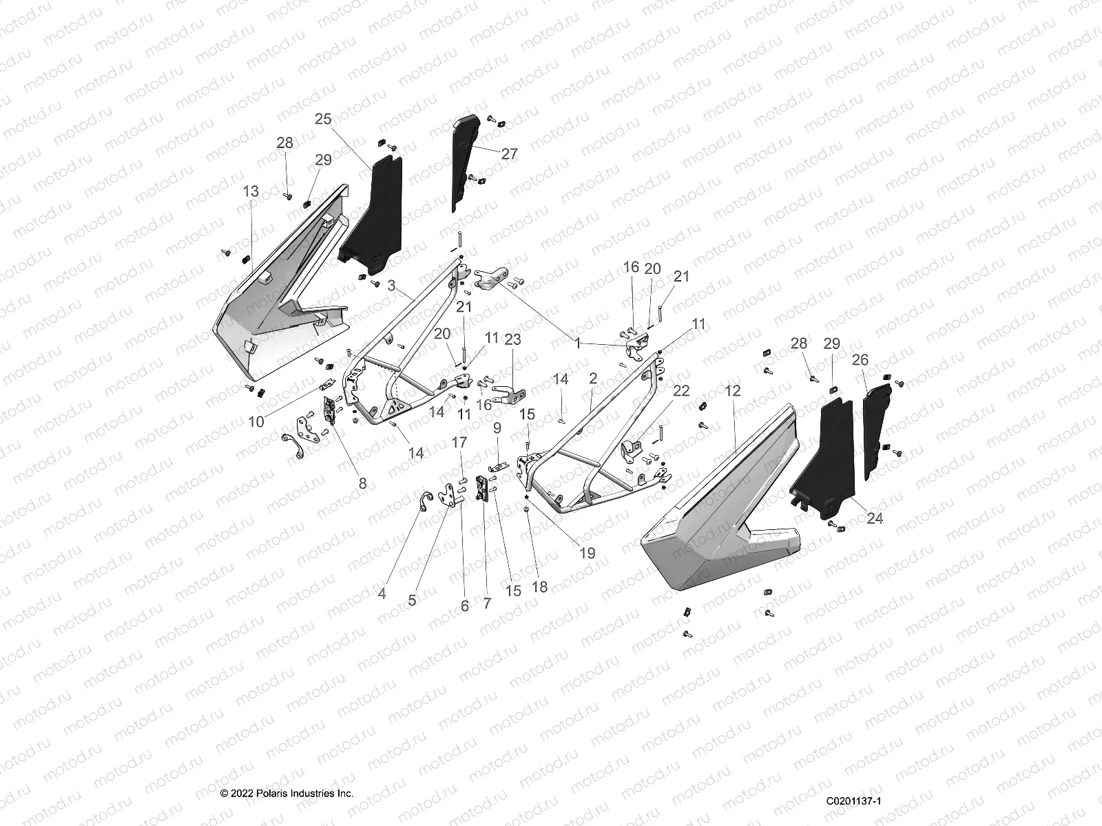 BODY | BODY, DOORS - Z22HCB18A2/B2 (C0201137-1)