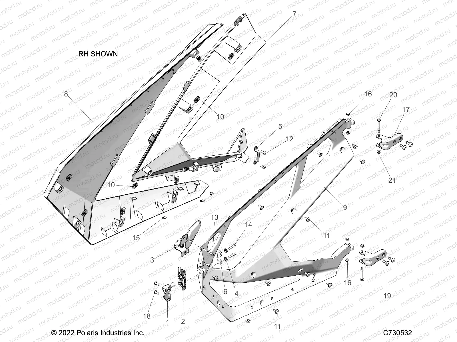 BODY | BODY, DOORS - Z23GAE92A/92B (C730532)
