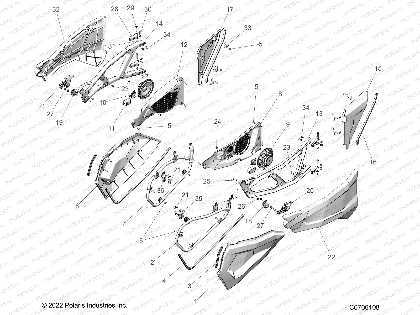 BODY | BODY, DOORS - Z23NAK99A/99B (C0706108)