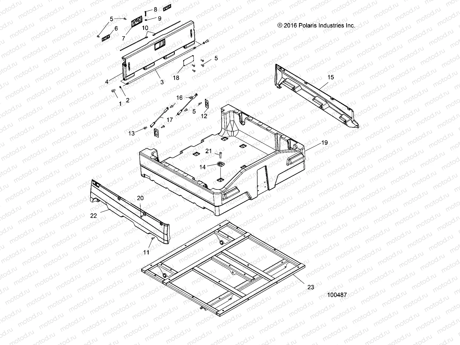 BODY | BODY, DUMP BOX - A19S6E57R1