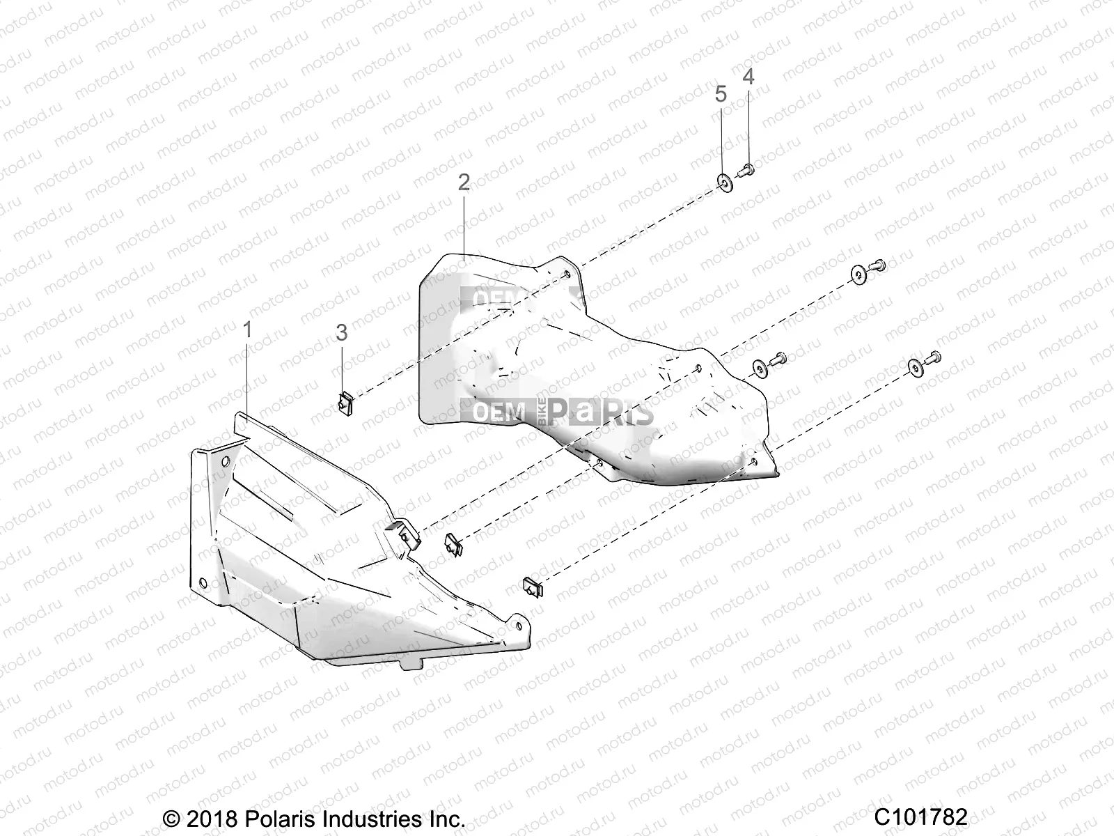 BODY | BODY, EXHAUST COVER SHIELD - A23SLE95PK (C101782)