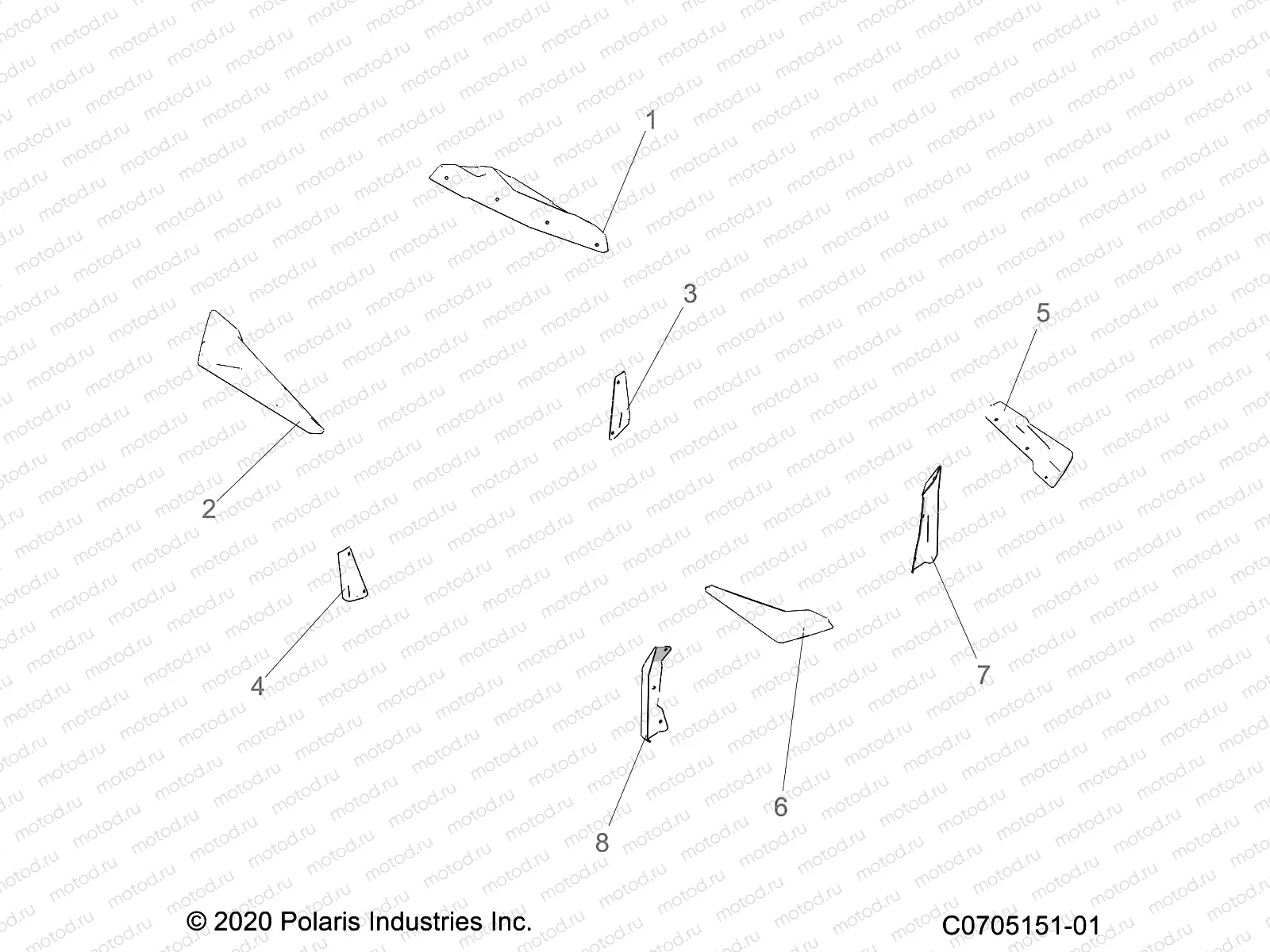 BODY | BODY, FENDER FLAIR, EXTENDERS - Z23ASS99C4 (C0705151-01)