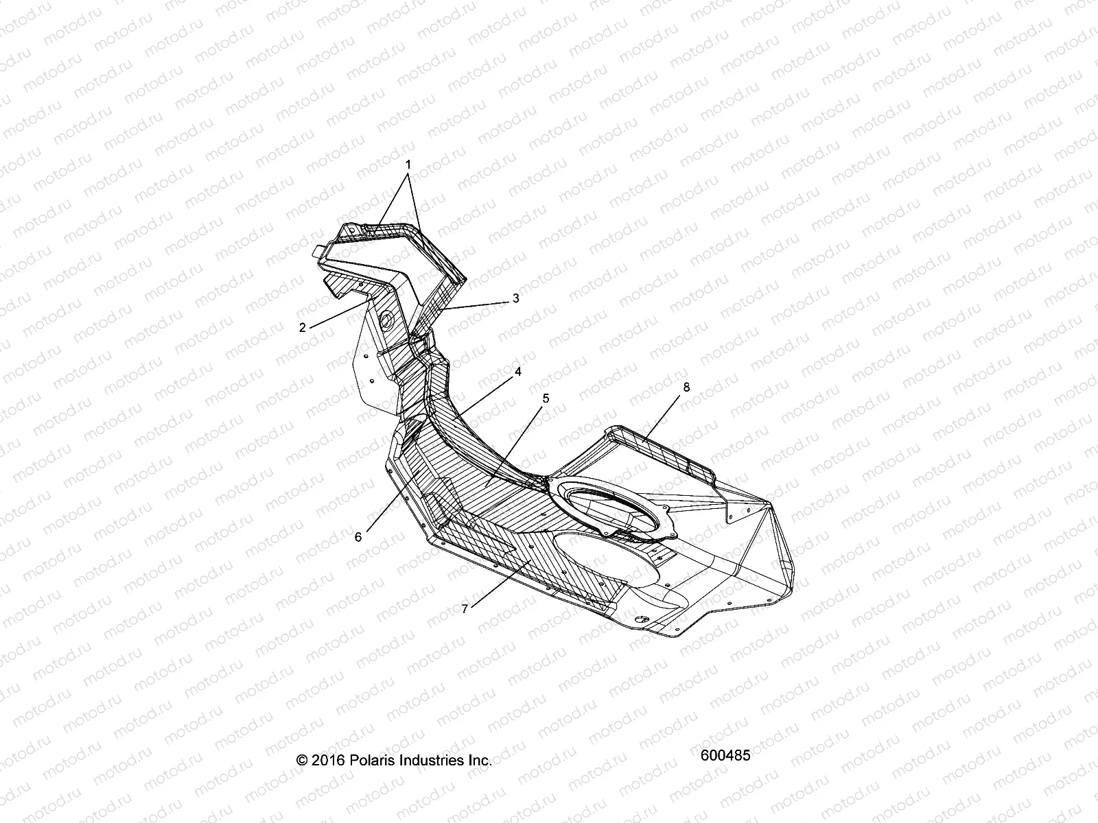 BODY | BODY, FENDERS, RH FOIL - S22MDX6DSA/6DEA (600485)