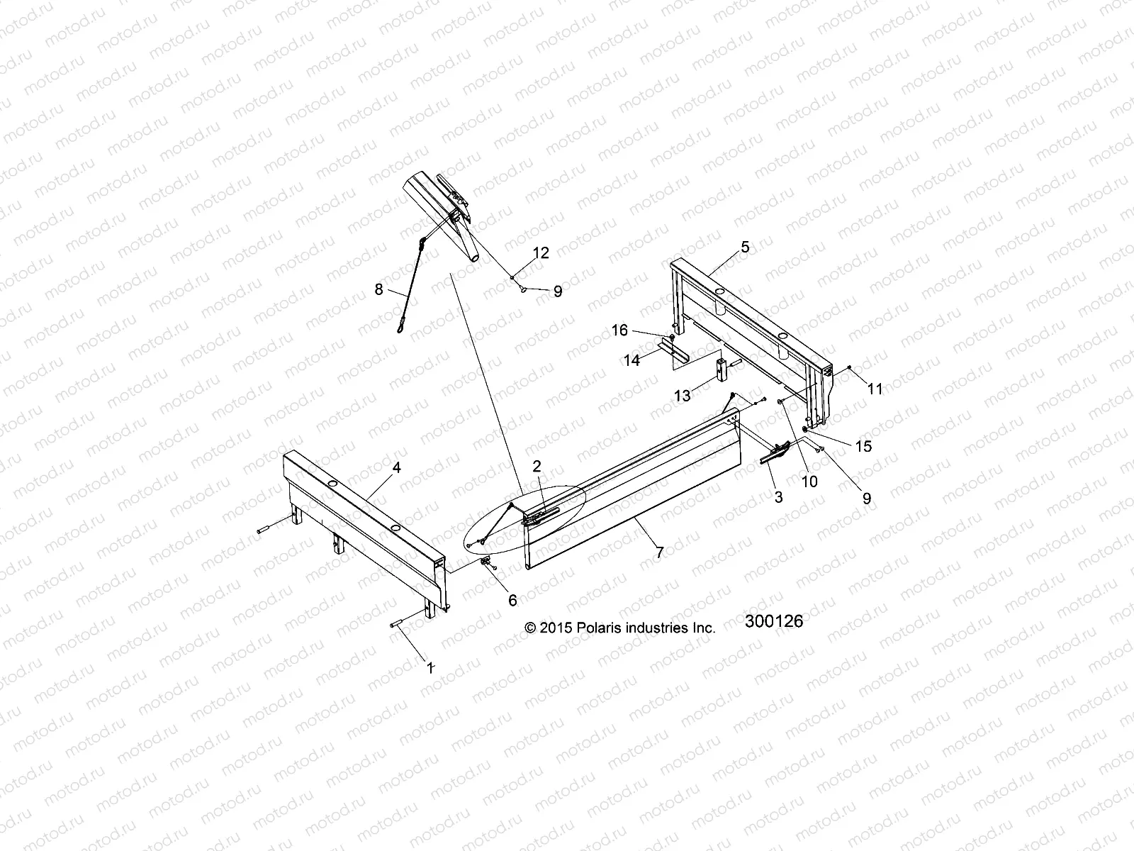 BODY | BODY, FLATBED W/SIDE - L16U2NAEFA/EMA/FLA