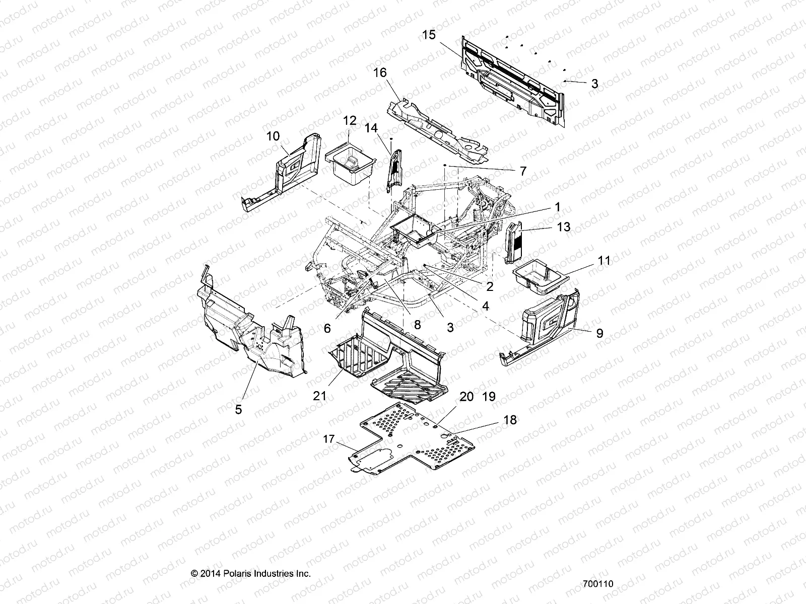 BODY | BODY, FLOOR and FENDERS - R15RTAD1FA (700110)
