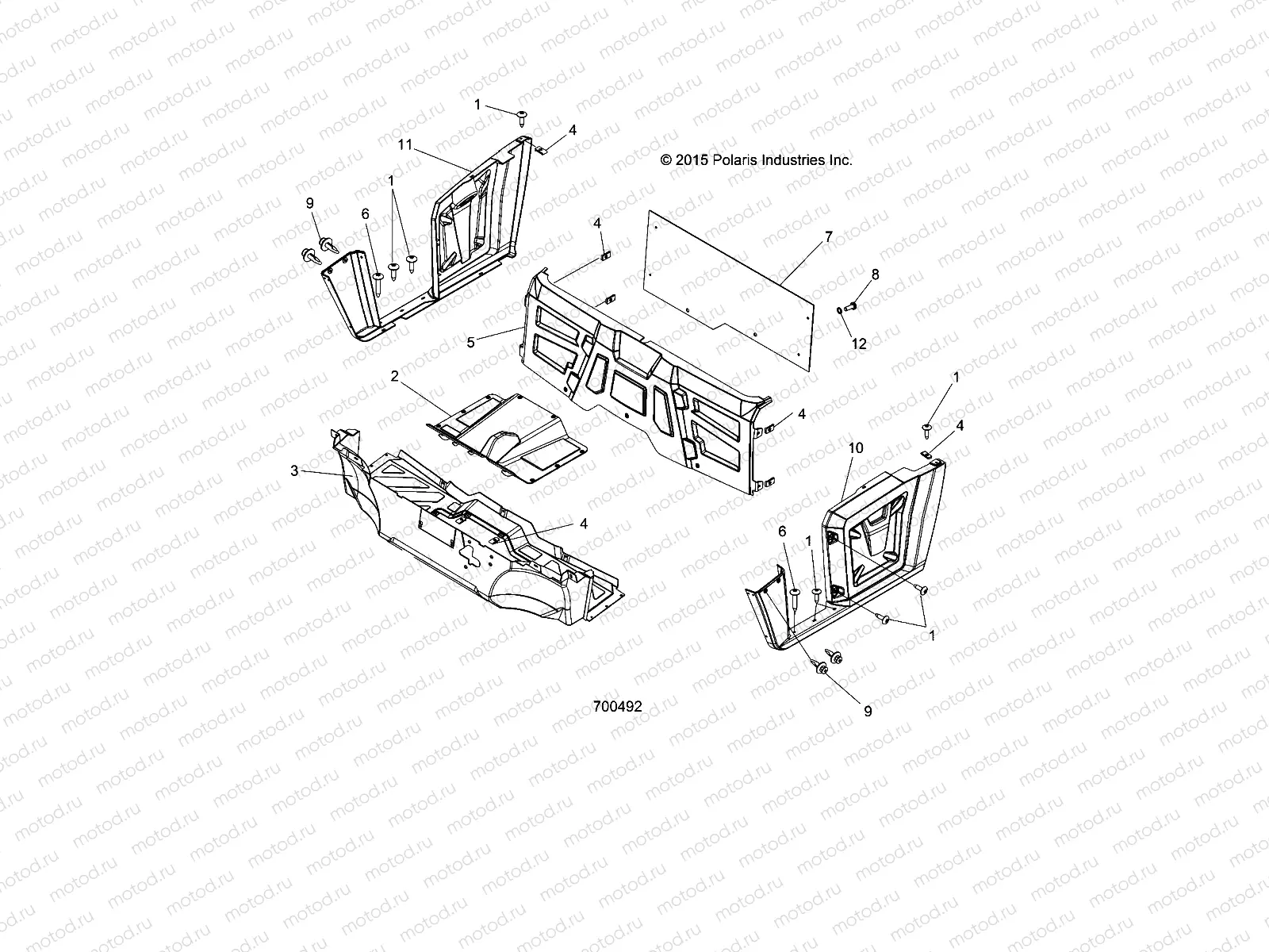 BODY | BODY, FLOOR and FENDERS - R17RCA57A1/B1/A4/B4 (700492)