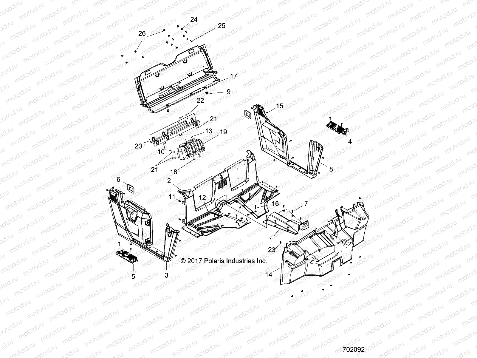 BODY | BODY, FLOOR and FENDERS - R19RMA57F1/S57C1/F1 (702092)