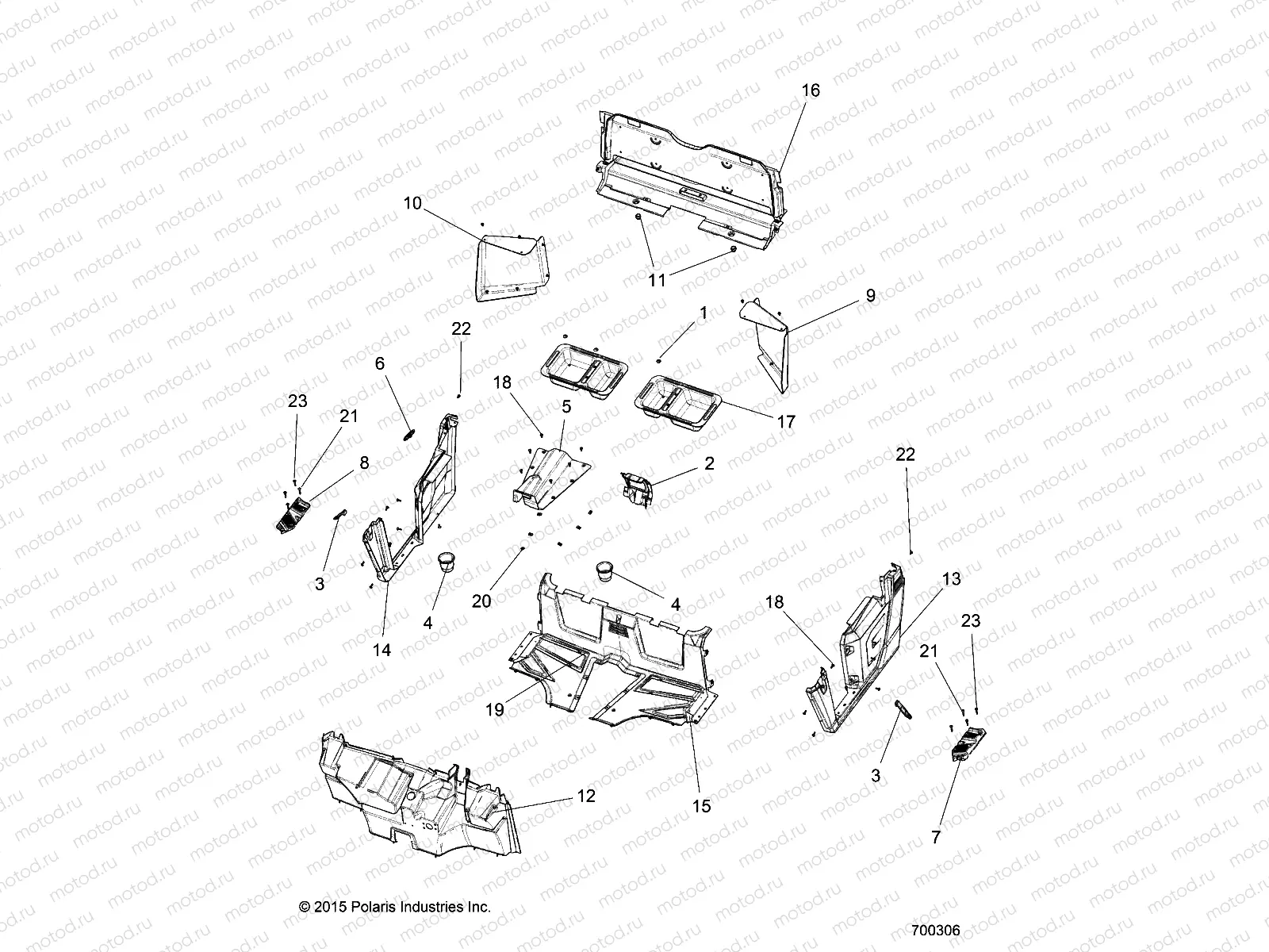BODY | BODY, FLOOR and FENDERS - R21MAAE4F4/F9 (700306)