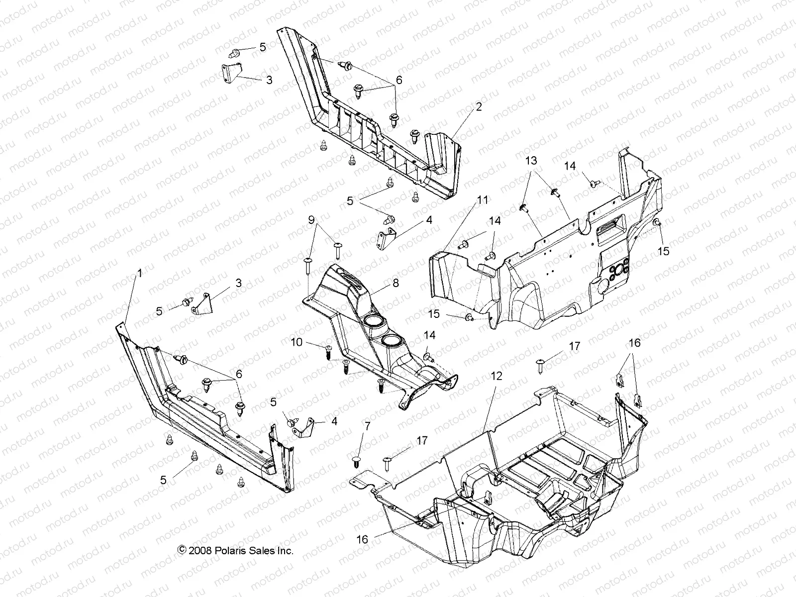 BODY | BODY, FLOOR and ROCKER PANELS - R11VM76FX (49RGRFLOOR09RZR)