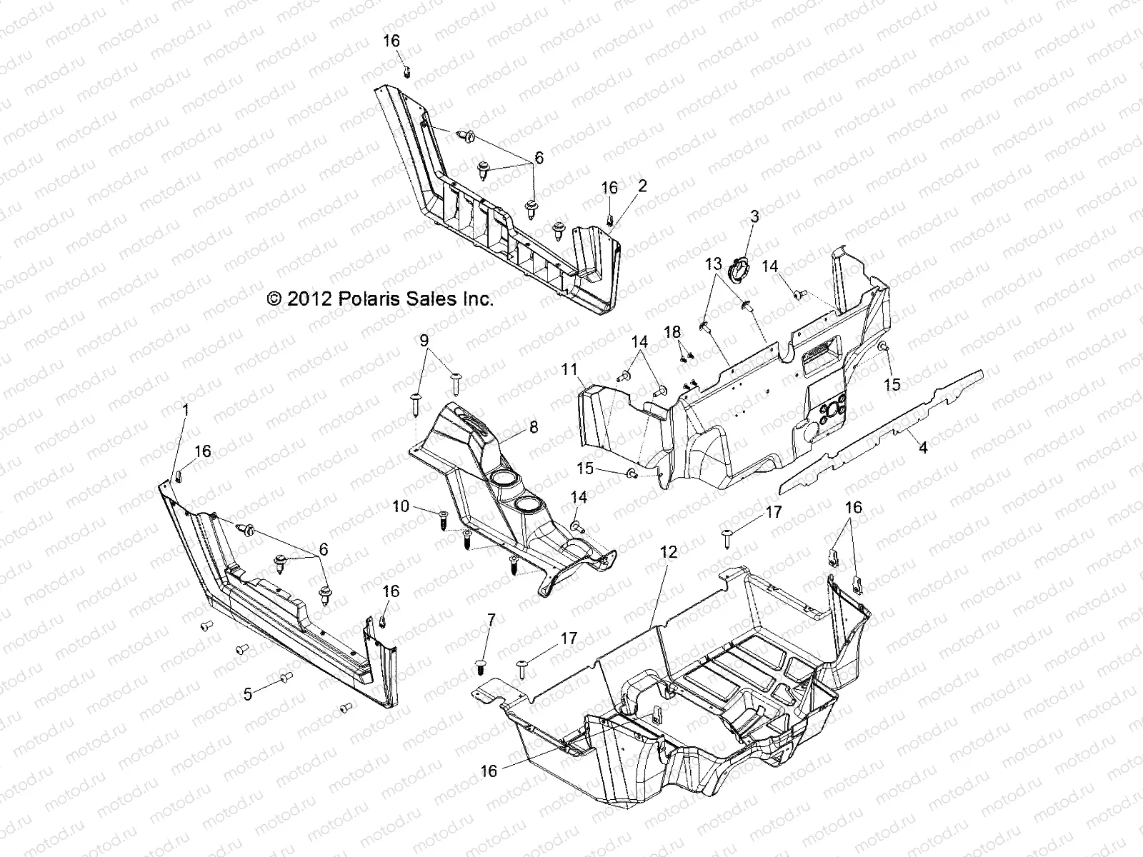 BODY | BODY, FLOOR and ROCKER PANELS - R12VH76AB/AD/AF/AH/AI/AJ/AM/EAB/EAS (49RGRFLOOR12RZRS)