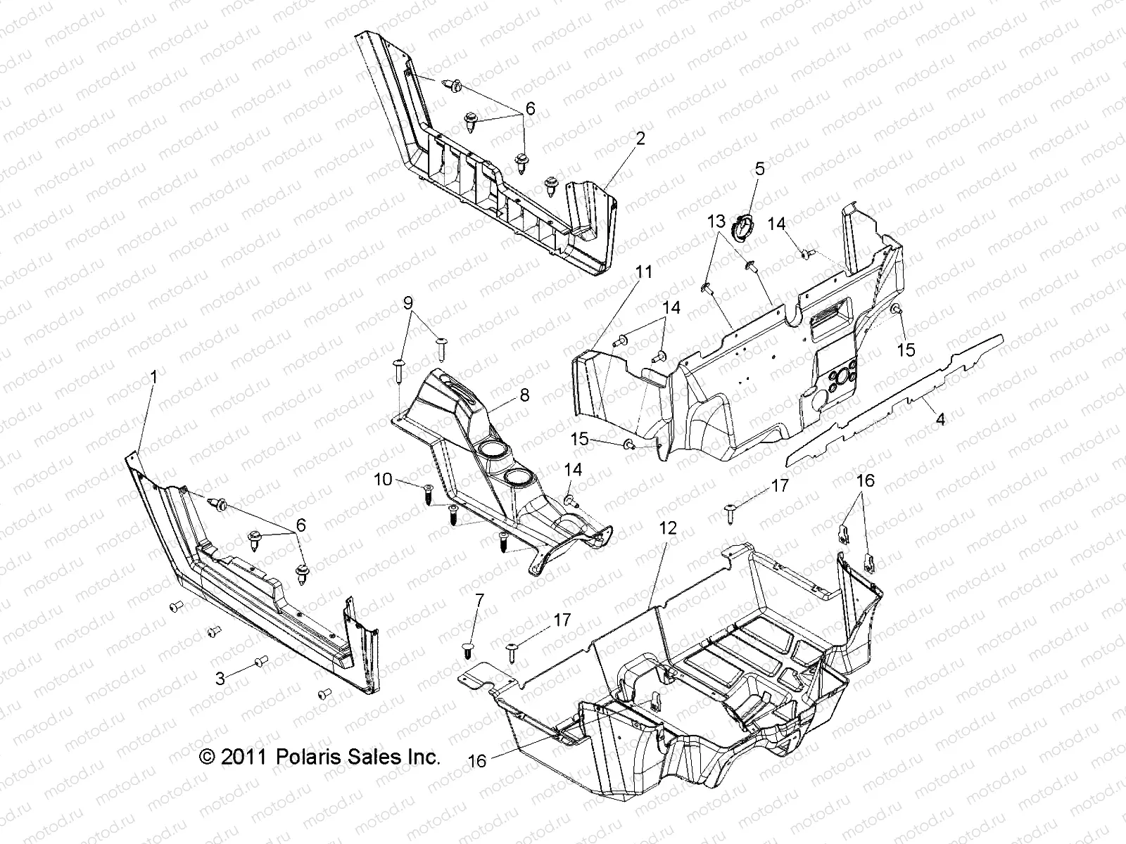 BODY | BODY, FLOOR and ROCKER PANELS - Z14VE76FX/FI (49RGRFLOOR12RZRSI)