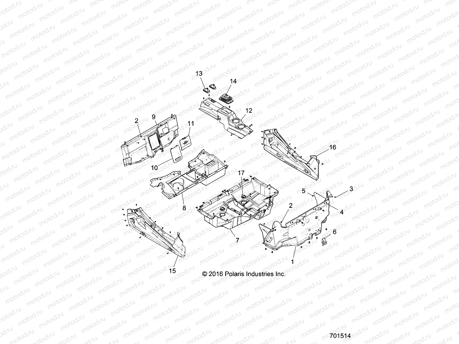BODY | BODY, FLOOR and ROCKER PANELS - Z17VDE99NM (701514)