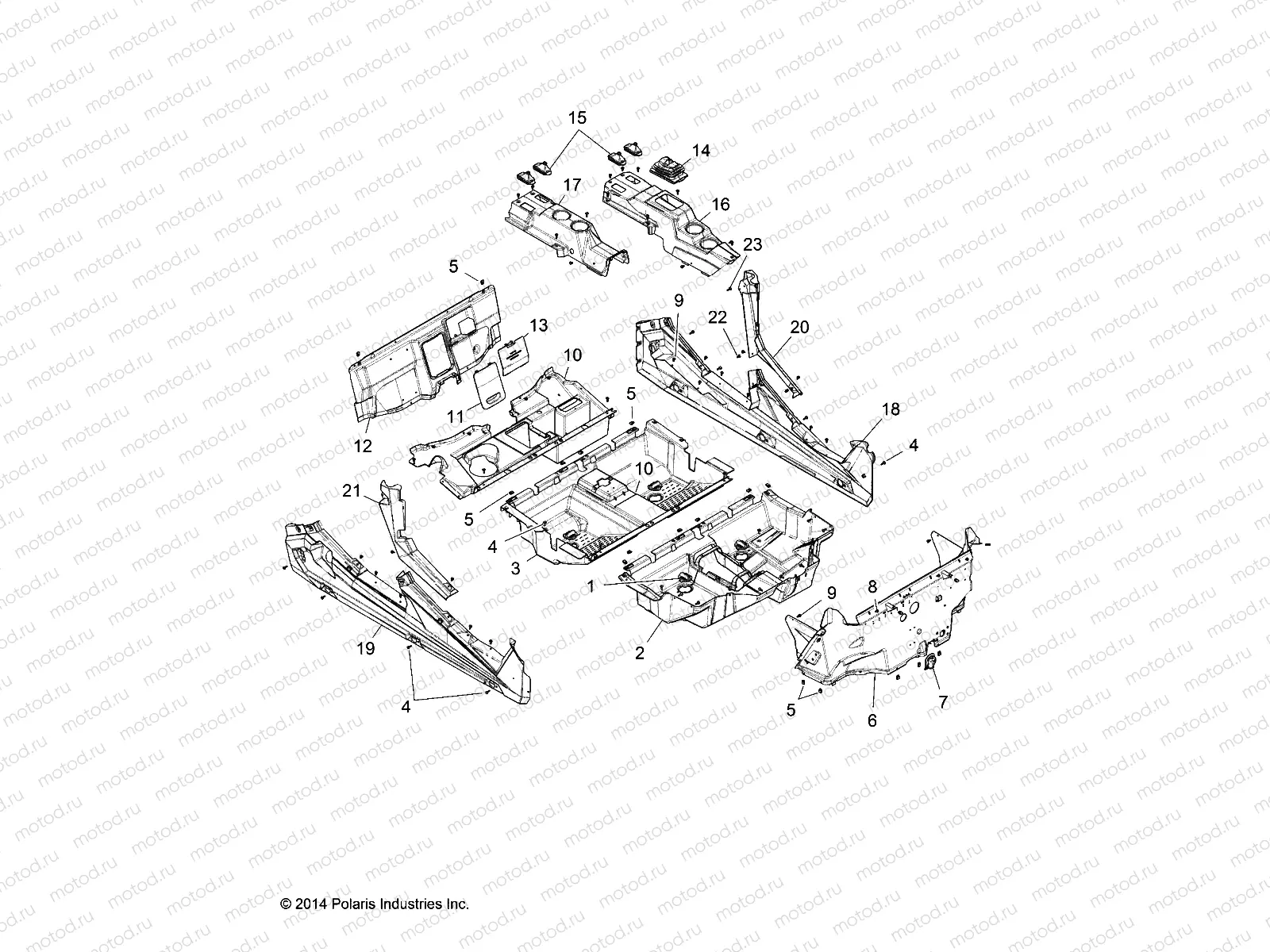 BODY | BODY, FLOOR and ROCKER PANELS - Z17VFE99NM (49RGRFLOOR1510004)