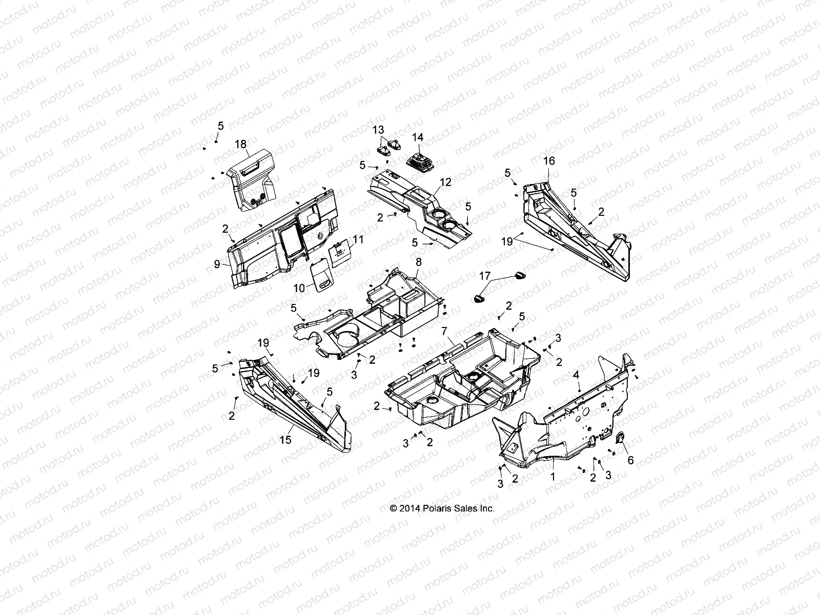 BODY | BODY, FLOOR and ROCKER PANELS - Z18VAA87B2/E87BM/BW (49RGRFLOOR15RZR900)