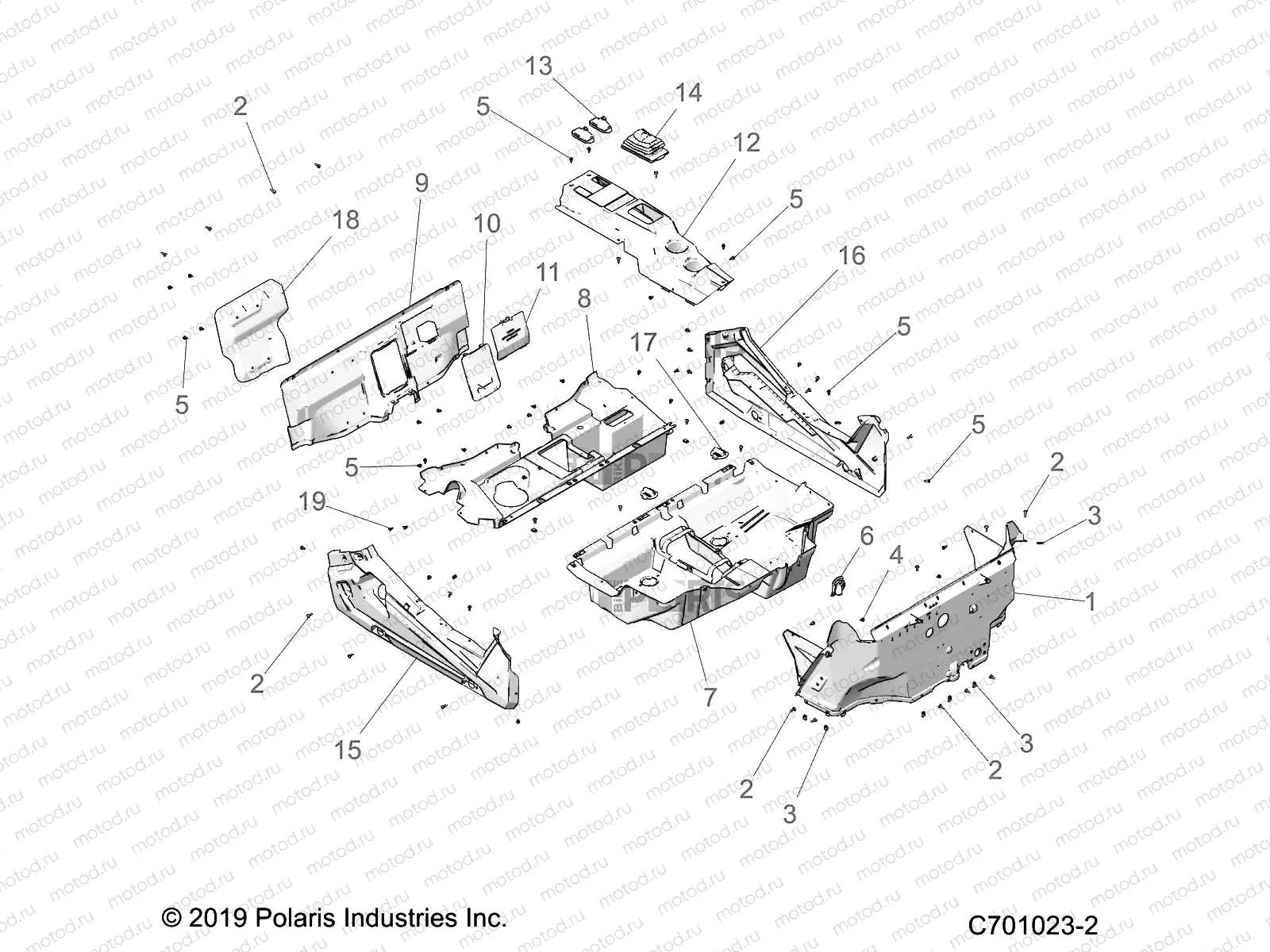 BODY | BODY, FLOOR and ROCKER PANELS - Z20ASE99AH/LH/BH (C701023-2)