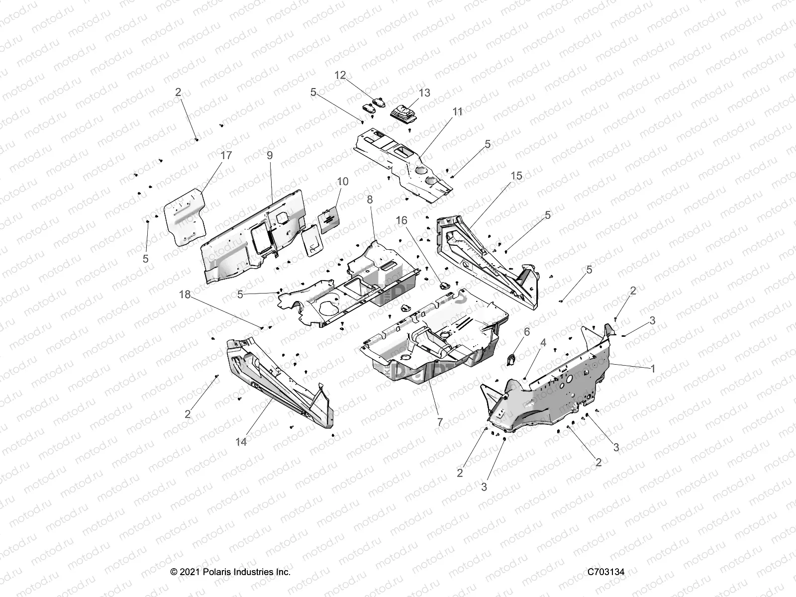 BODY | BODY, FLOOR and ROCKER PANELS - Z23ASE99F4/S99C4/F4 (C703134)