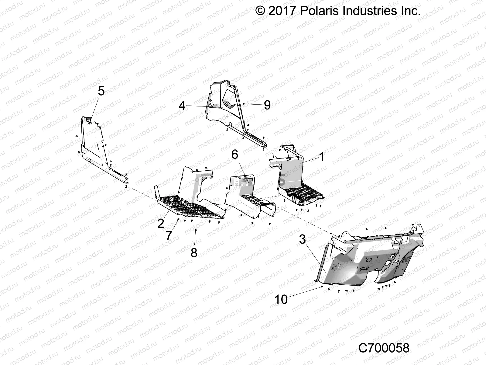 BODY | BODY, FLOOR AND ROCKER - R18RRU99AS/BS (C700058)