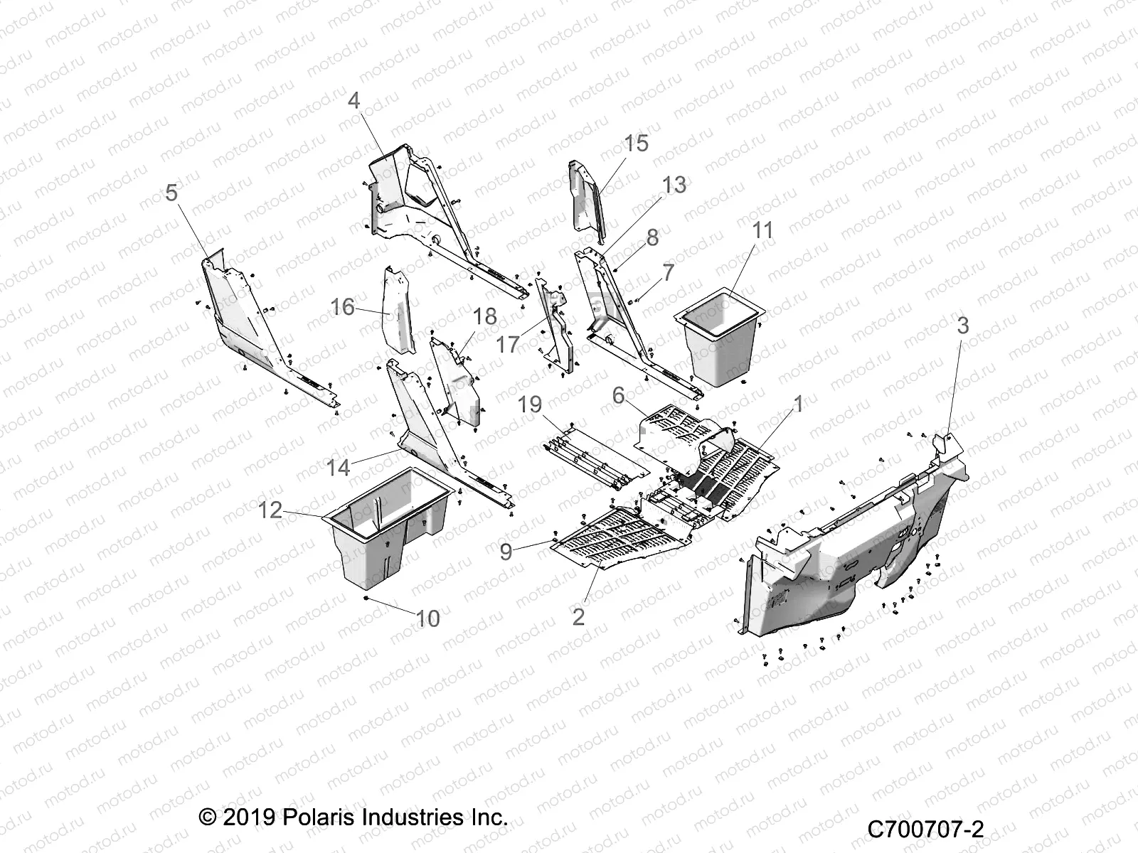 BODY | BODY, FLOOR AND ROCKER - R20T6A99A1/E99A9/AM (C700707-2)