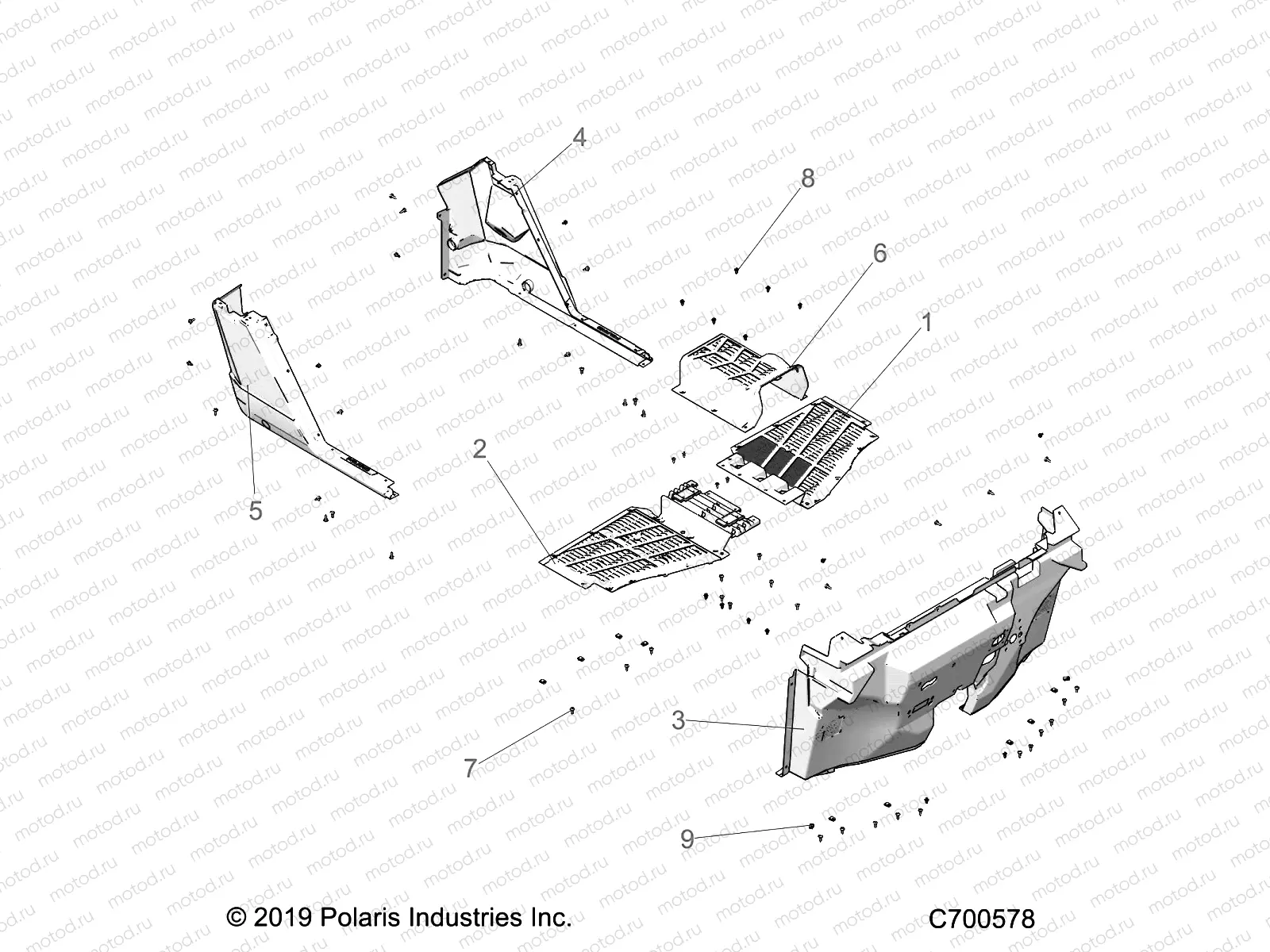 BODY | BODY, FLOOR AND ROCKER - R21TAA99A1/A7/B1/B7 (C700578)