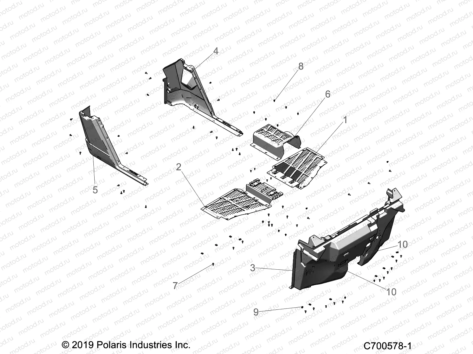 BODY | BODY, FLOOR AND ROCKER - R21TAU99AP/AG/BP/BG (C700578-1)