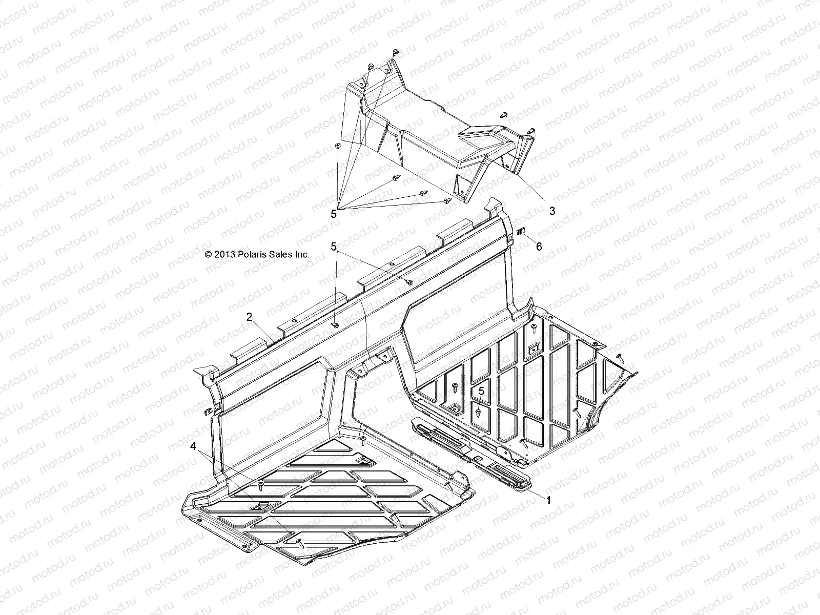 BODY | BODY, FLOOR - D131D9JDJ (49BRUTUSFLOOR13D)