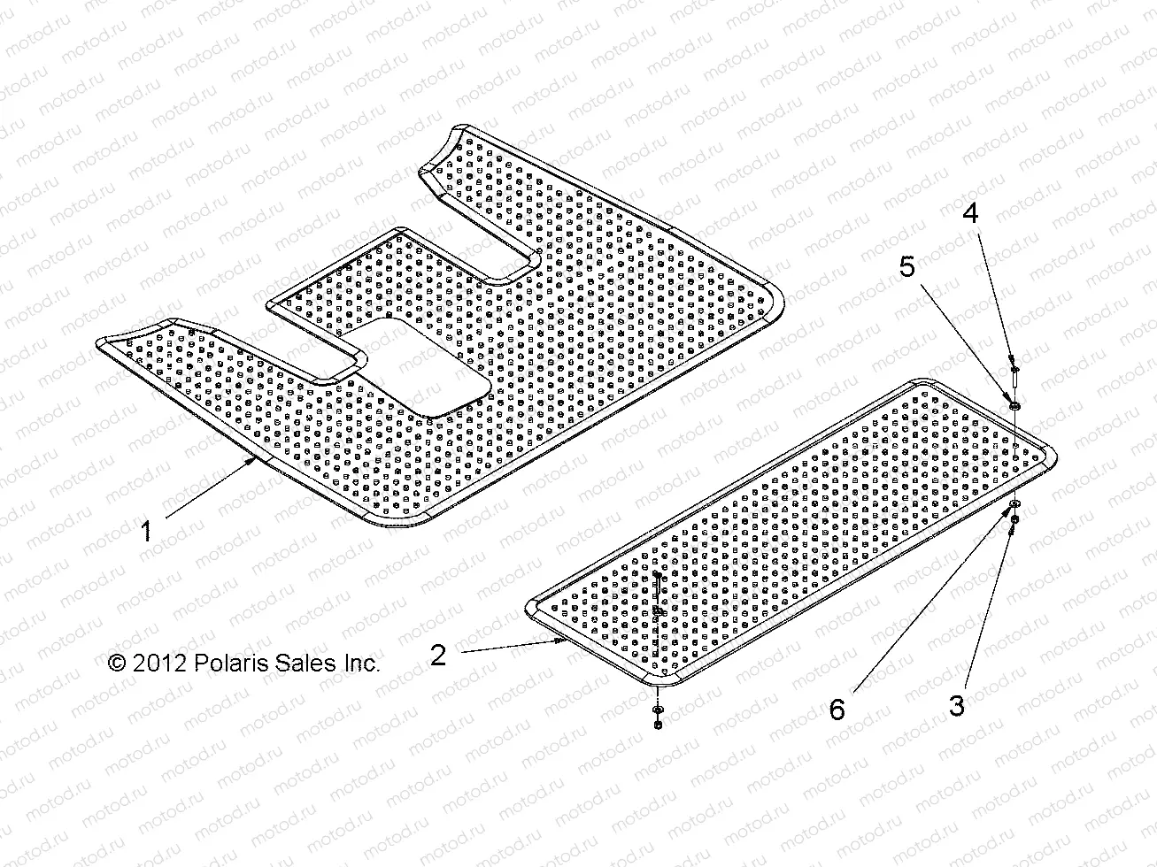 BODY | BODY, FLOOR MAT 4 PASSENGER - e4 (49GEMBODY11FLOORMATE4)