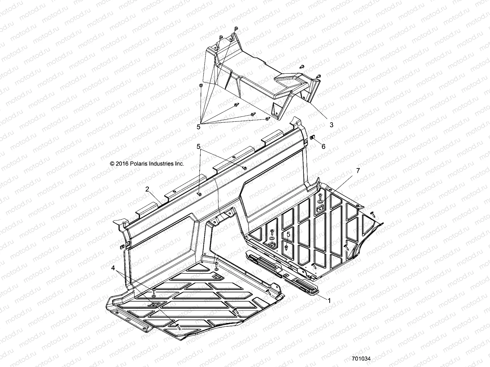 BODY | BODY, FLOOR - R16B1PD1AA (701034)
