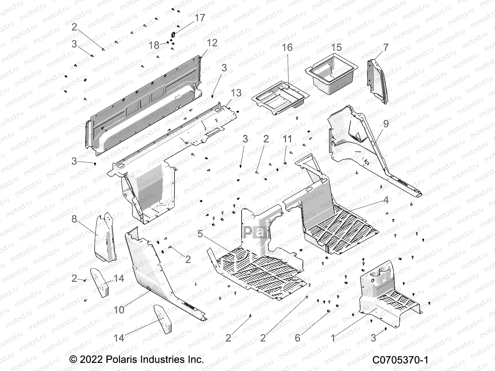 BODY | BODY, FLOOR, REAR -  R22RSE99A9/AC/AM/AS/B9/BM/BC/BS (C0705370-1)