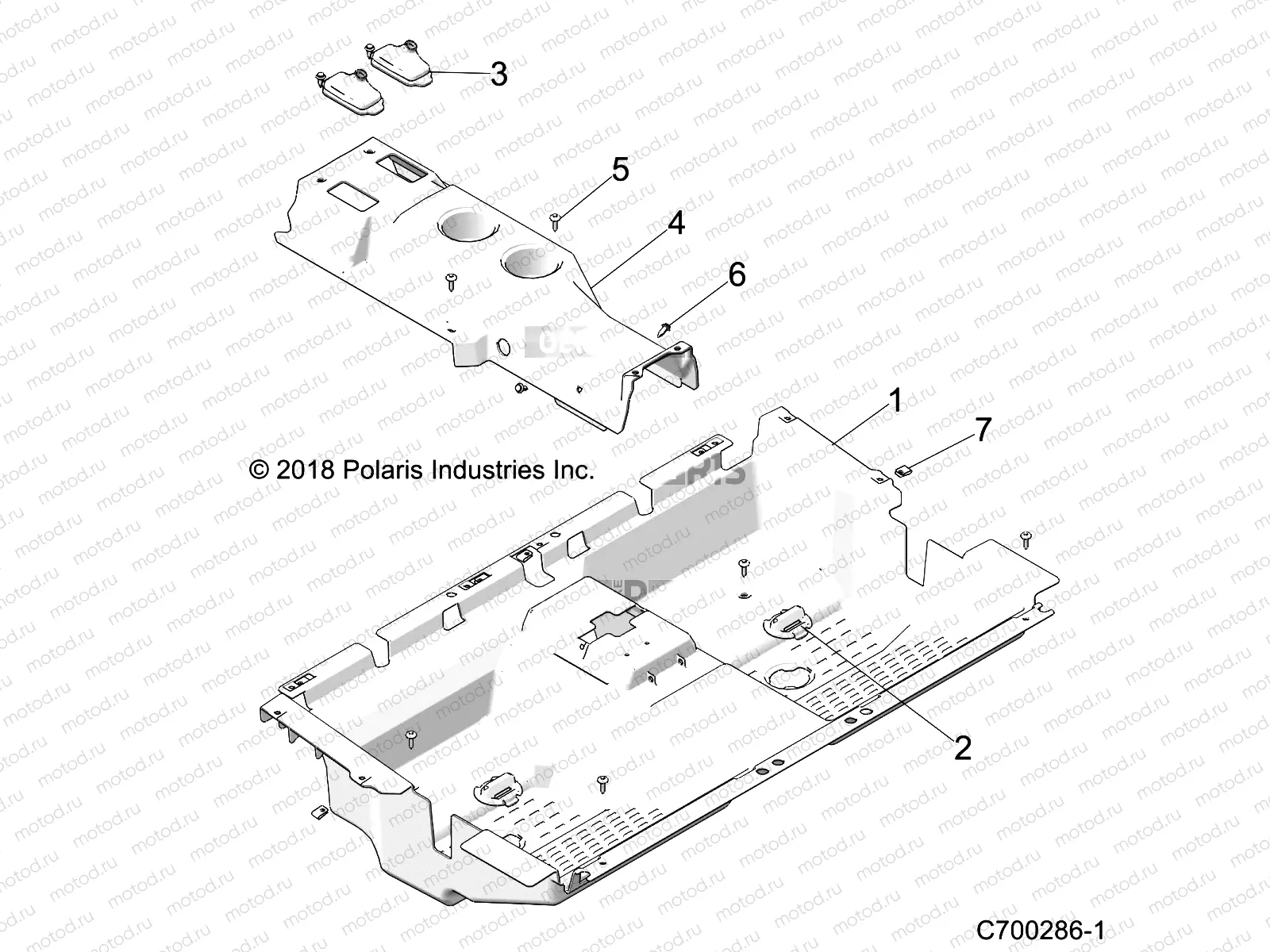 BODY | BODY, FLOOR, REAR - Z20N4E99NC (C700286-1)