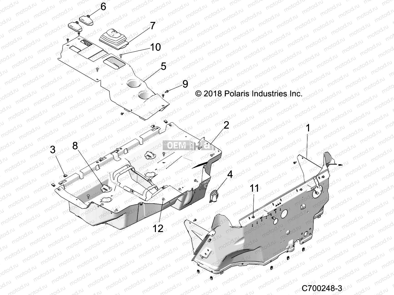 BODY | BODY, FLOOR - Z20N4E92AL/AR/BL/BR/F92AL/AR (C700248-3)