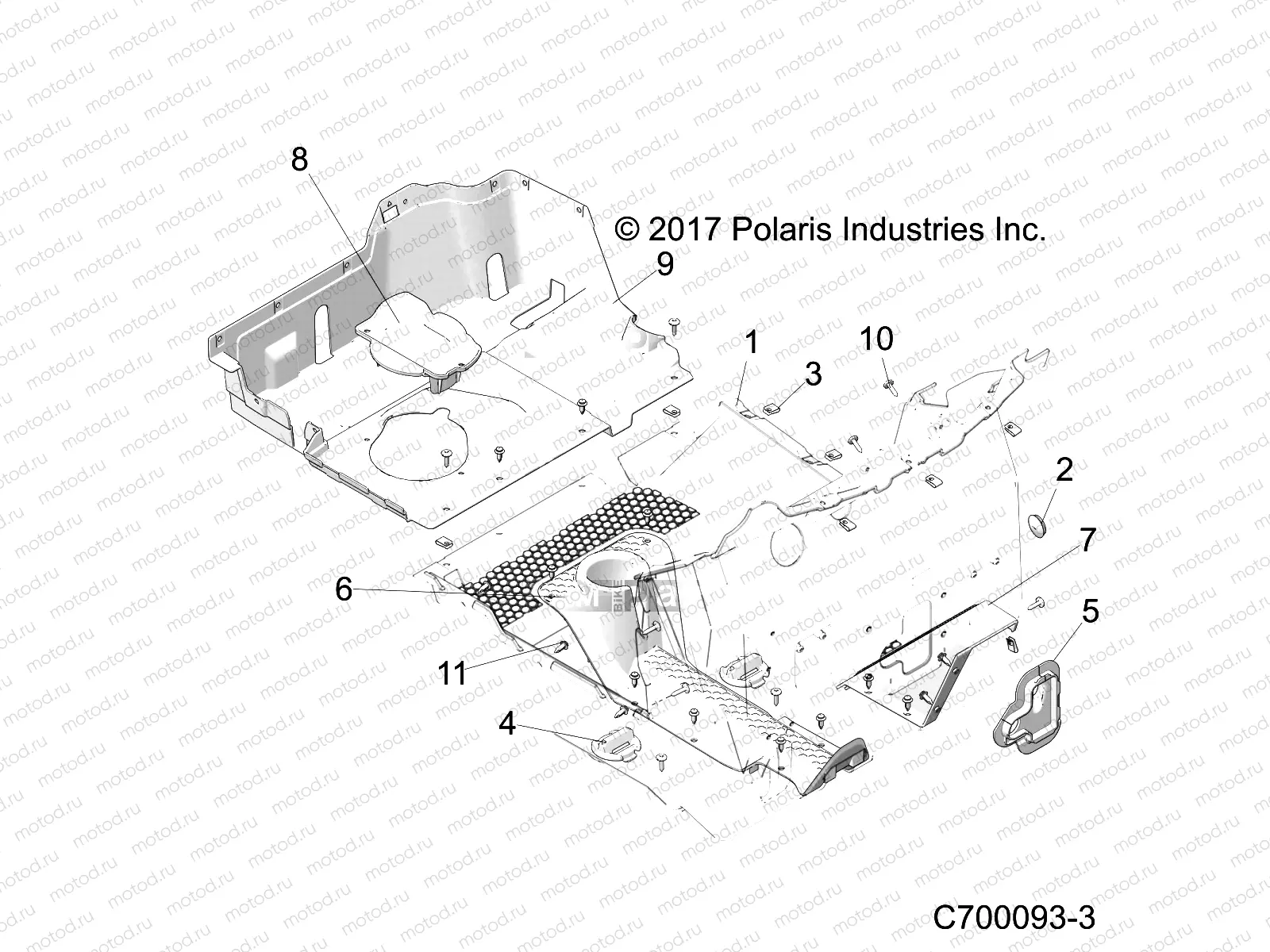 BODY | BODY, FLOOR - Z22S1E99AL/BL (C700093-3)