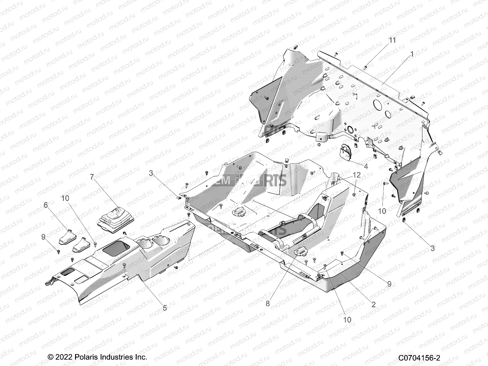 BODY | BODY, FLOOR - Z23NAV99A/99B (C0704156-2)
