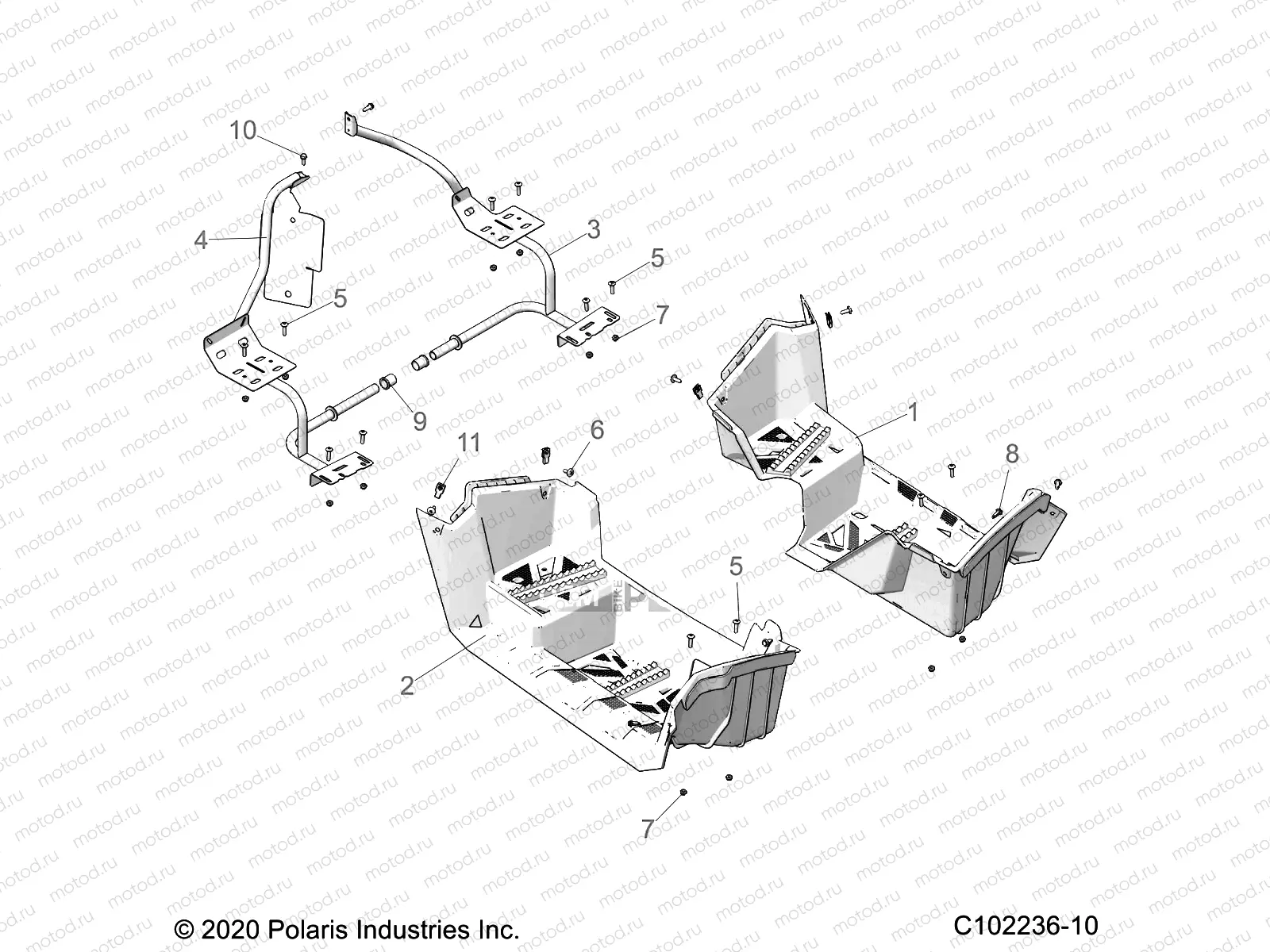 BODY | BODY, FOOTWELLS - A21SWE57F1/S57C1/C2 (C102236-10)