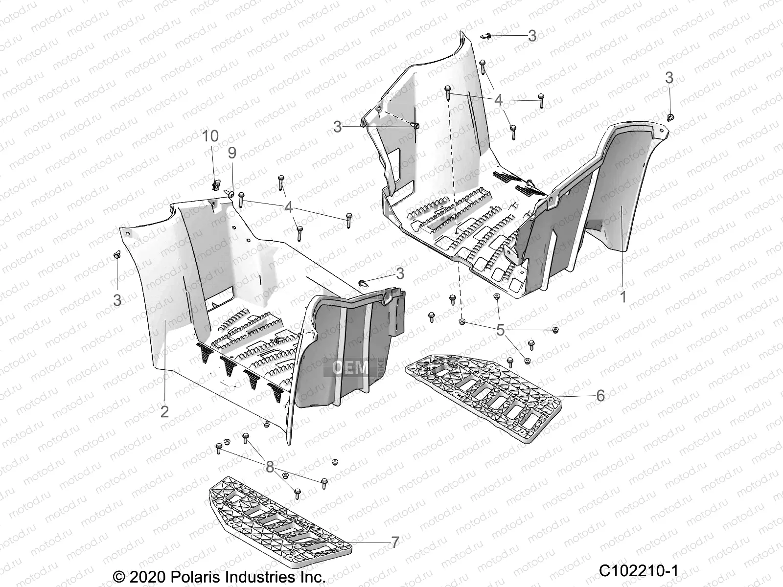 BODY | BODY, FOOTWELLS - A21SXM95AG/CAG (C102210-1)