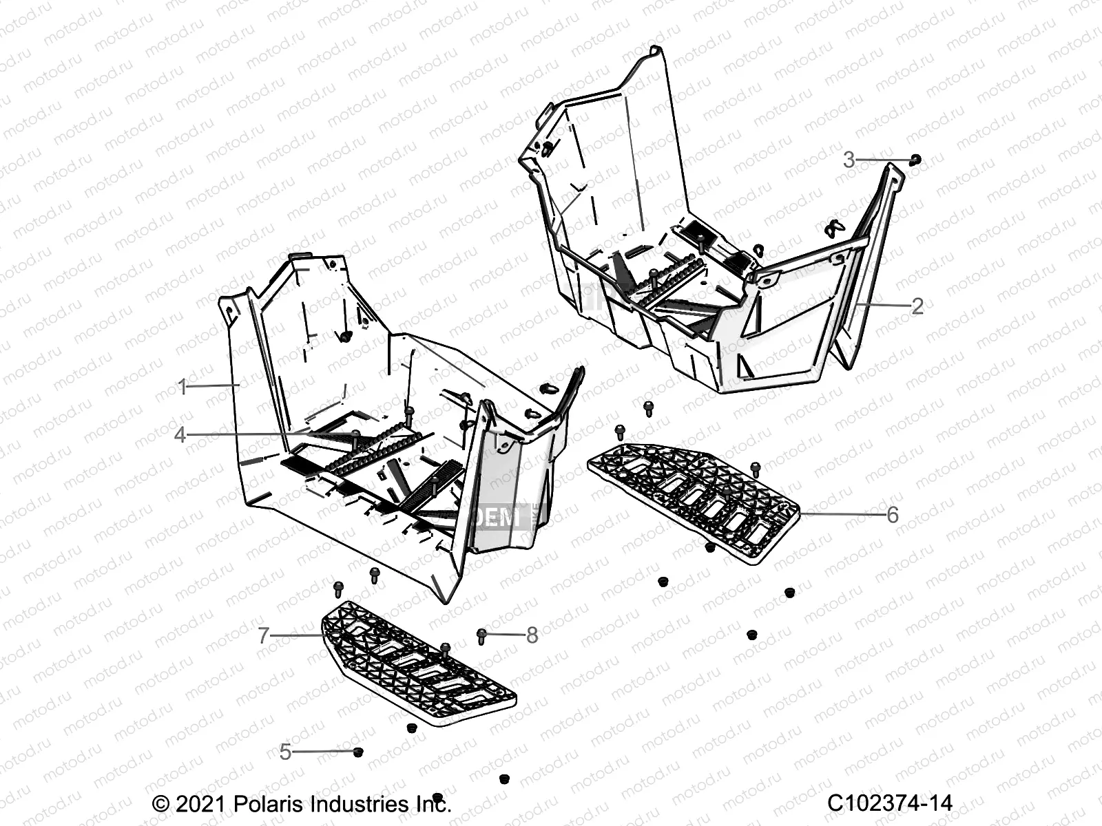 BODY | BODY, FOOTWELLS - A22SVA85A3 (C102374-14)