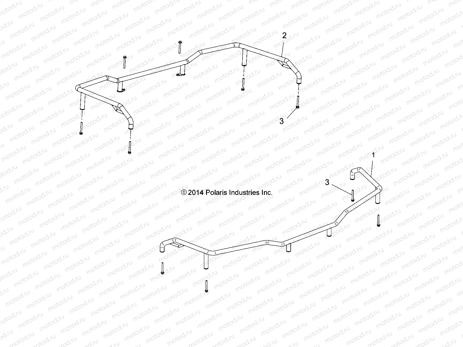 BODY | BODY, FRONT AND REAR RACK EXTENDERS - A16SEC57CL (49ATVRACKEXTENDERS57570SP)