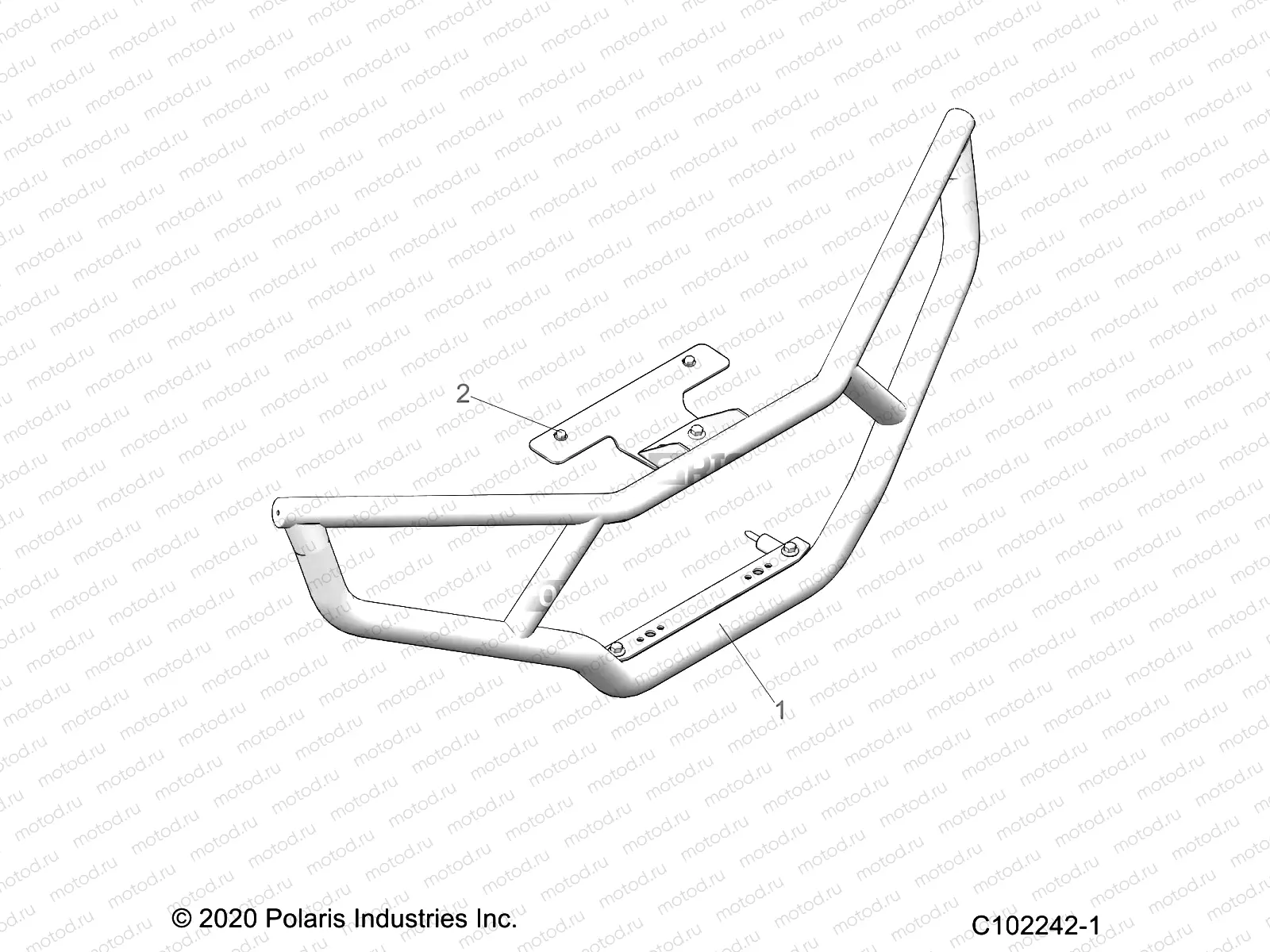 BODY | BODY, FRONT BRUSH GUARD - A20S6E57FL (C102242-1)