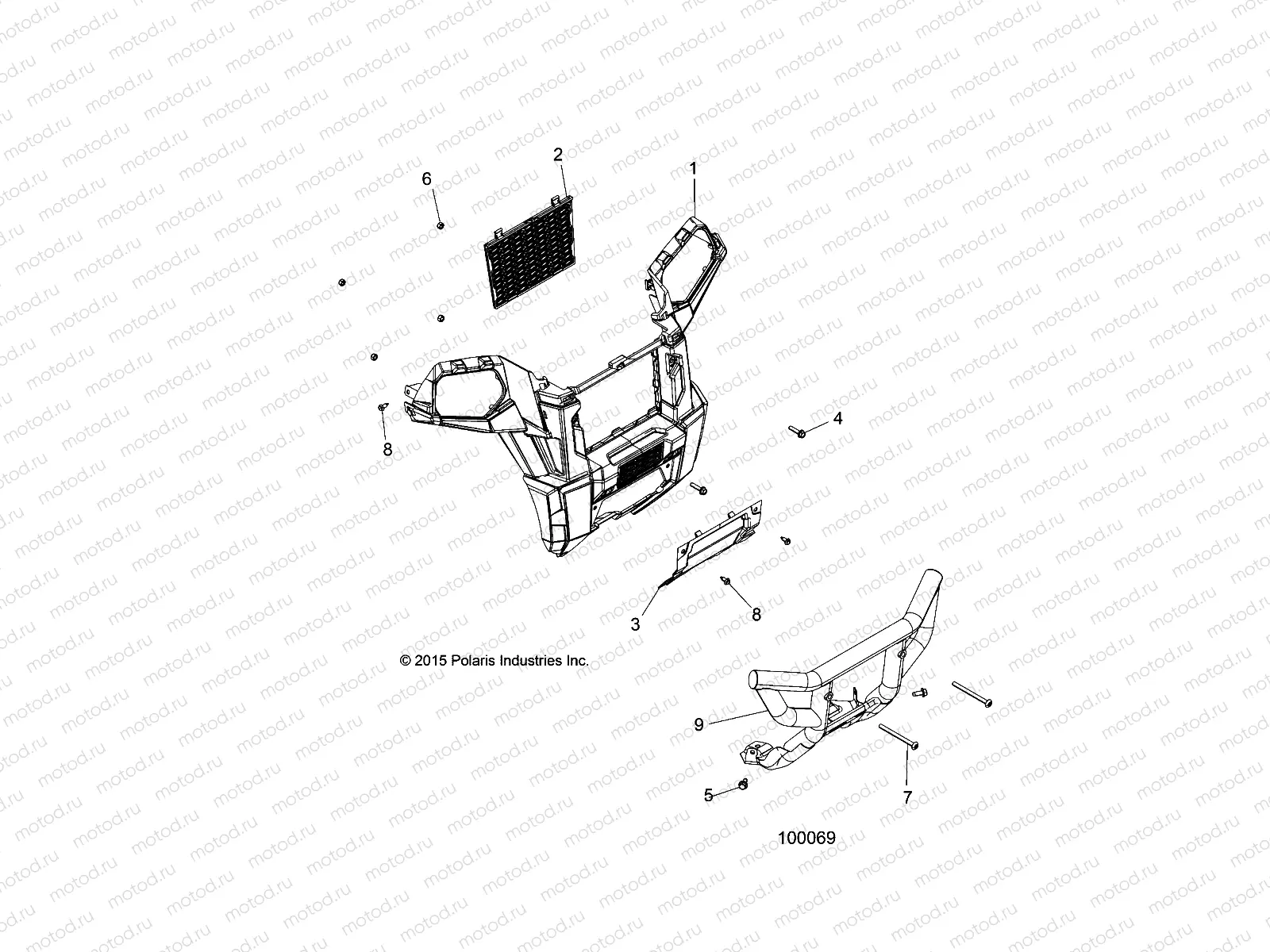 BODY | BODY, FRONT BUMPER - A16SVA85A2 (100069)