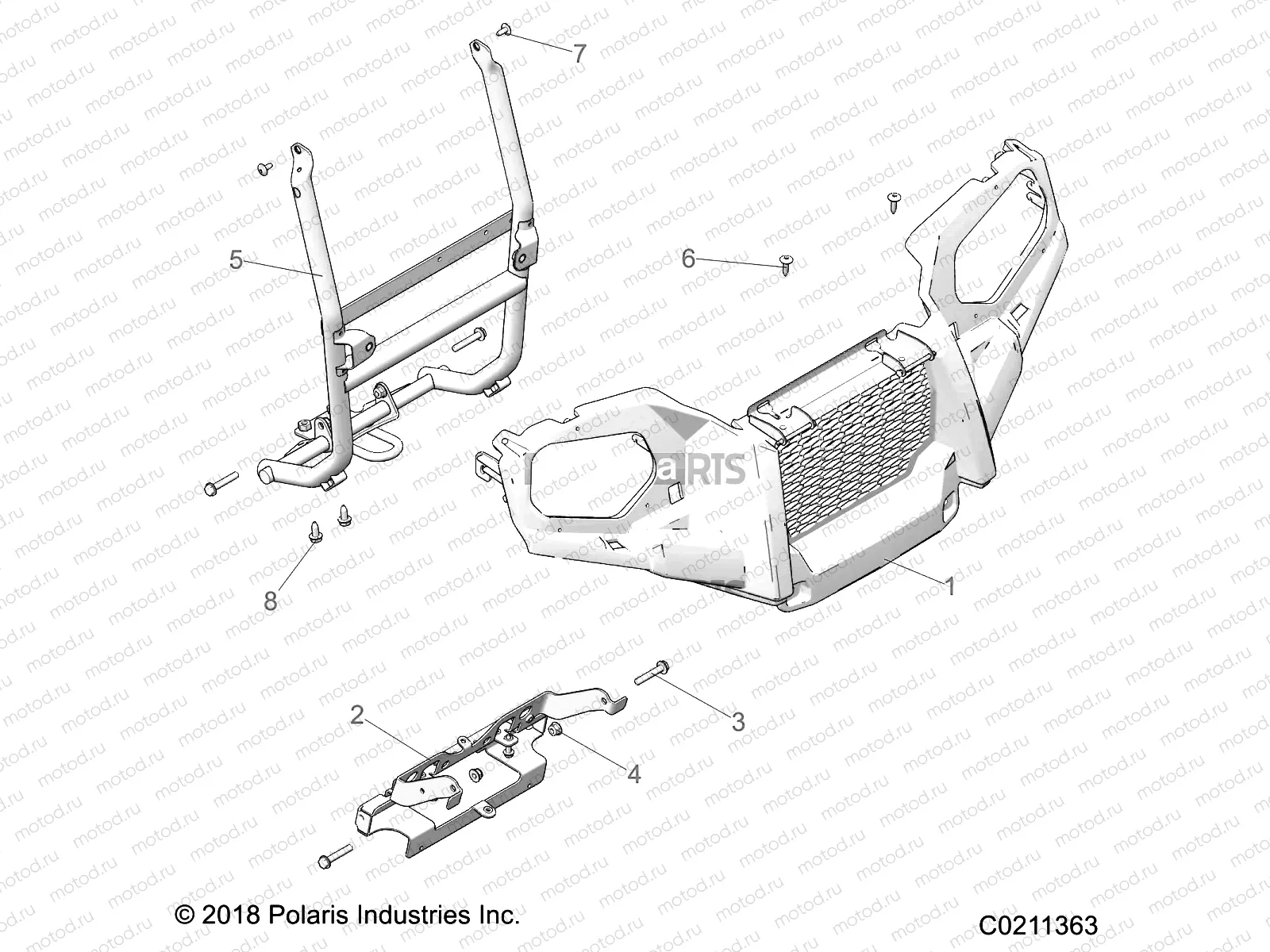 BODY | BODY, FRONT BUMPER - A20SEG50A1 (C0211363)