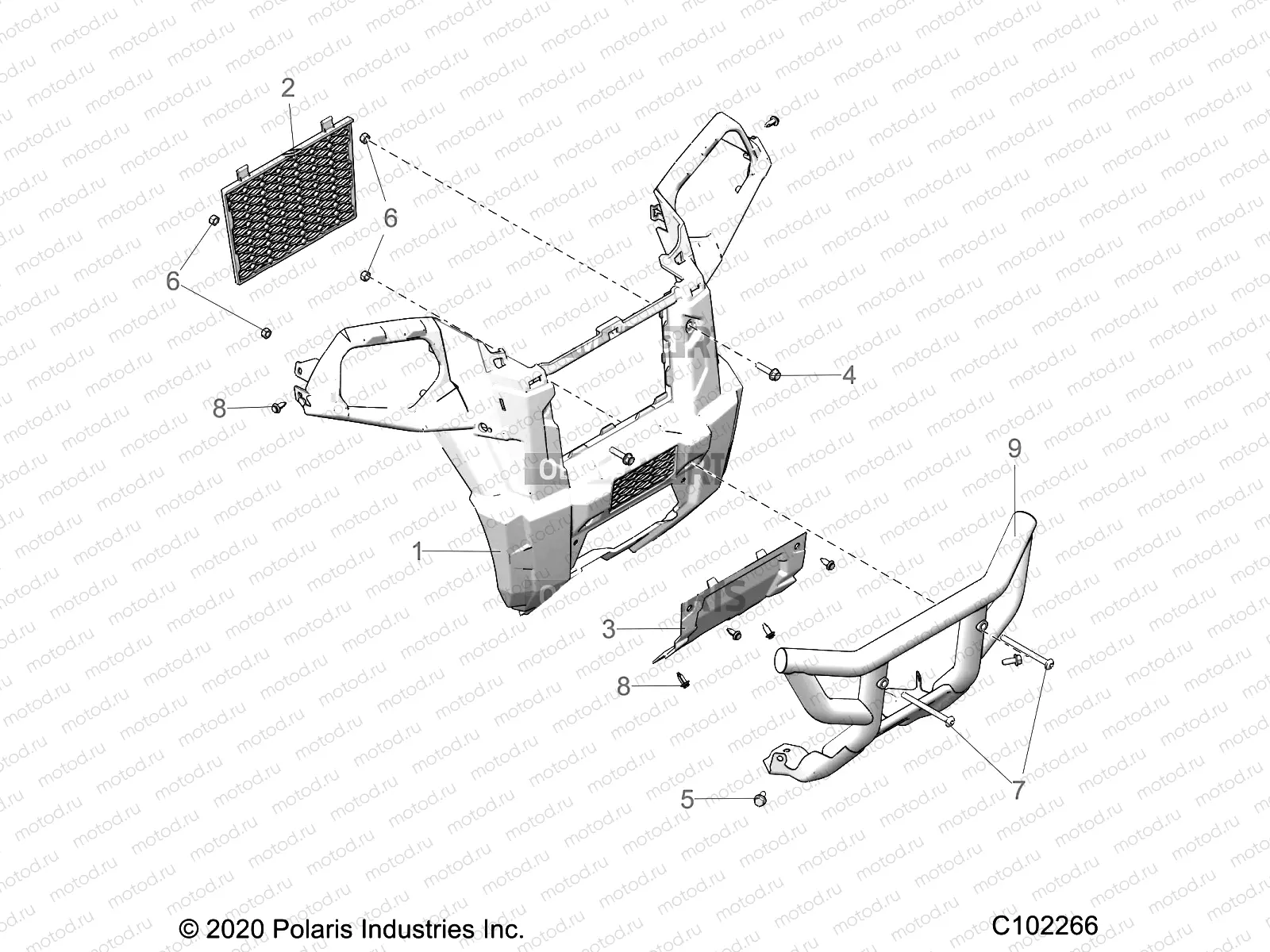 BODY | BODY, FRONT BUMPER - A20SVE95KR (C102266)